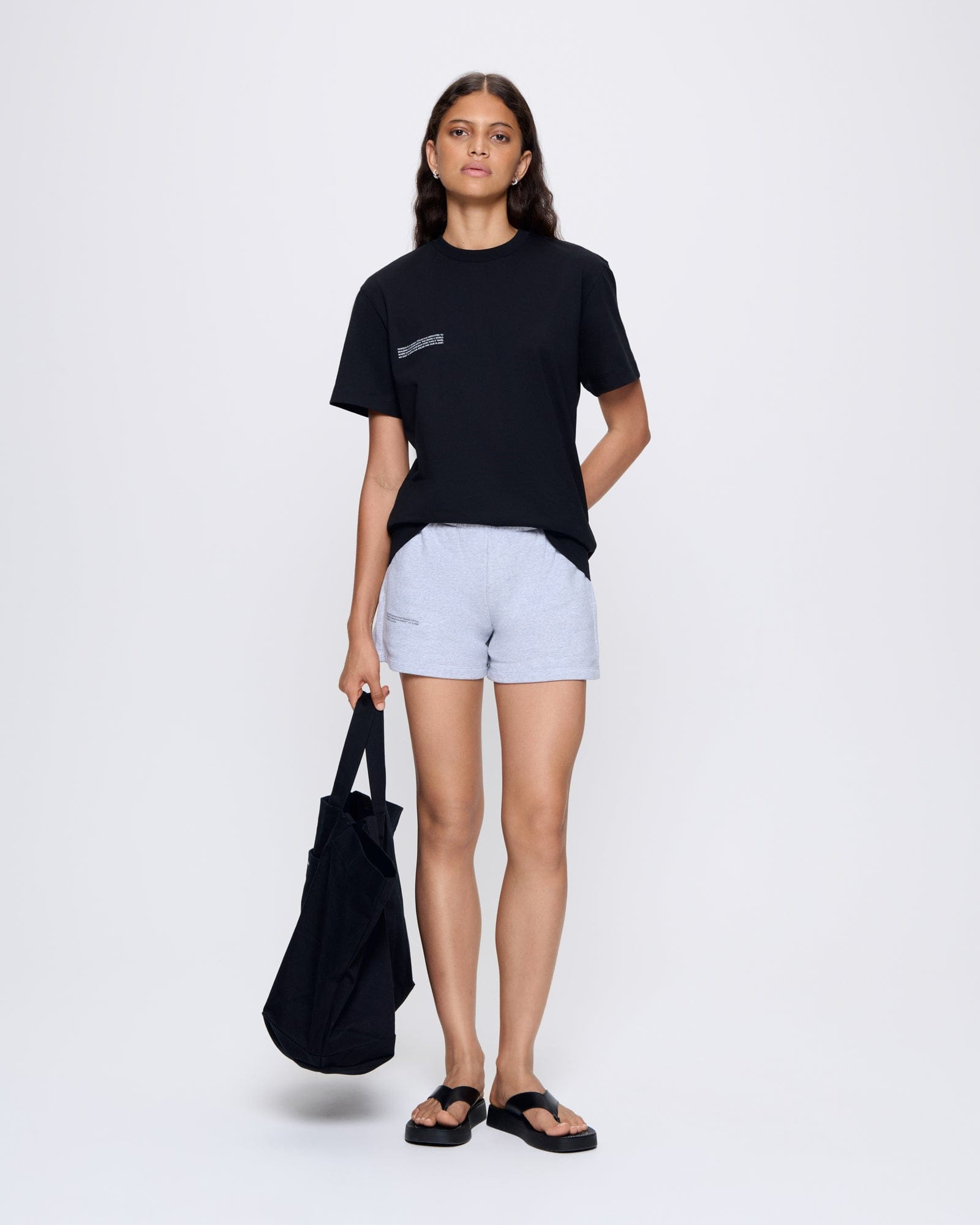 Womens 365 Midweight T-shirt - Black - 3