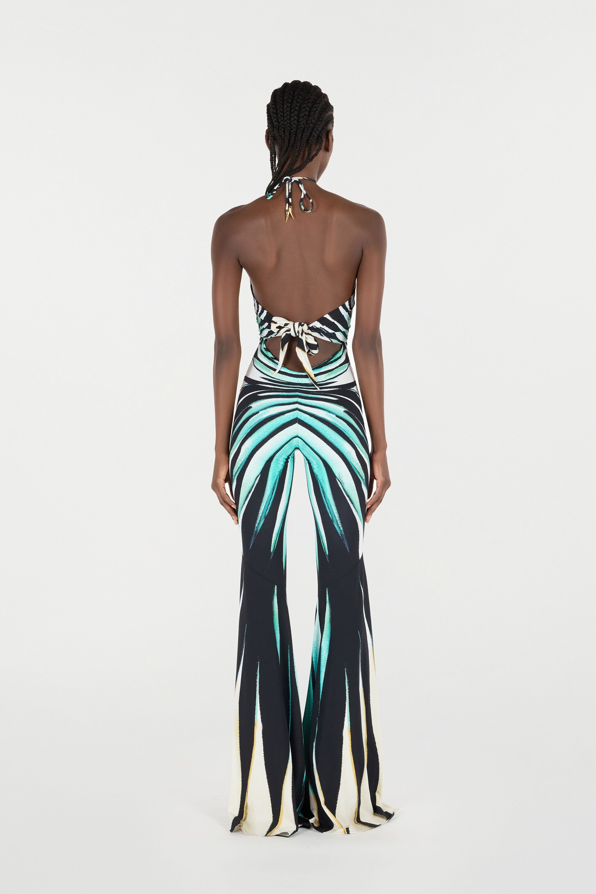 Ray of Sea Print Jumpsuit - 4