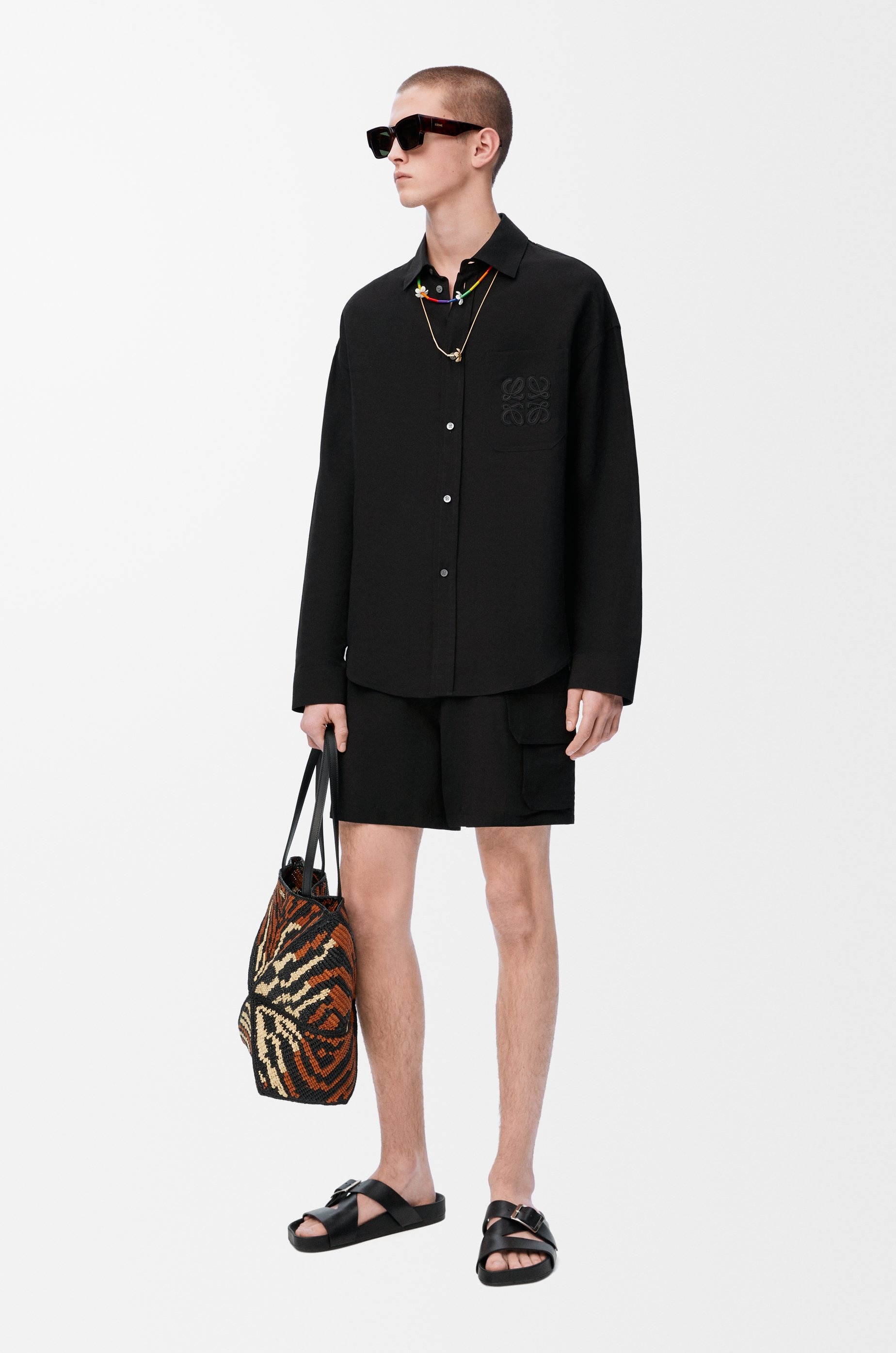 Shirt in viscose and linen - 2