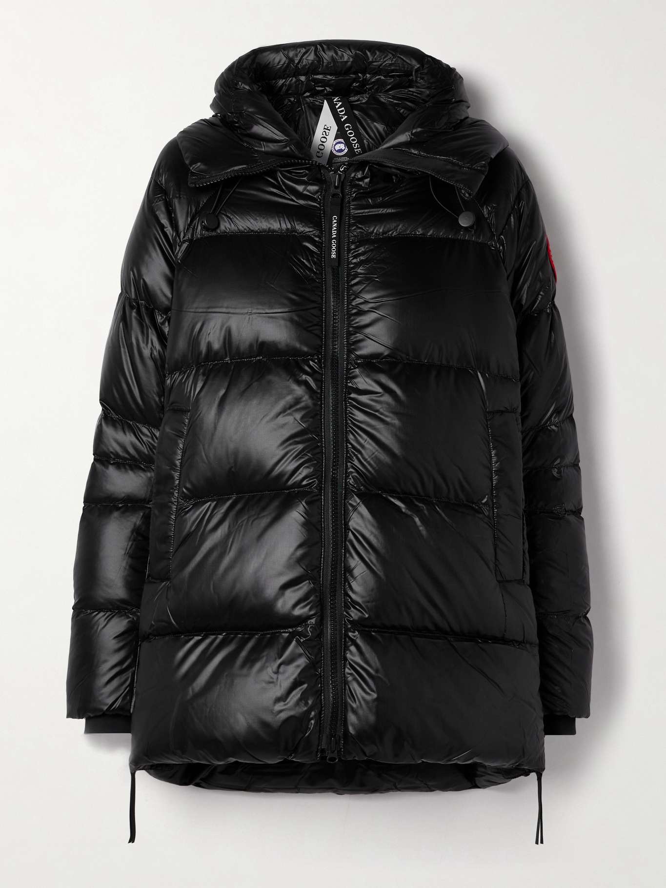 Cypress hooded quilted recycled shell down jacket - 1