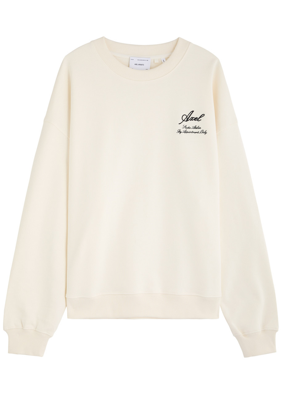 Axel Arigato Atelier Logo-embroidered Cotton Sweatshirt - 1