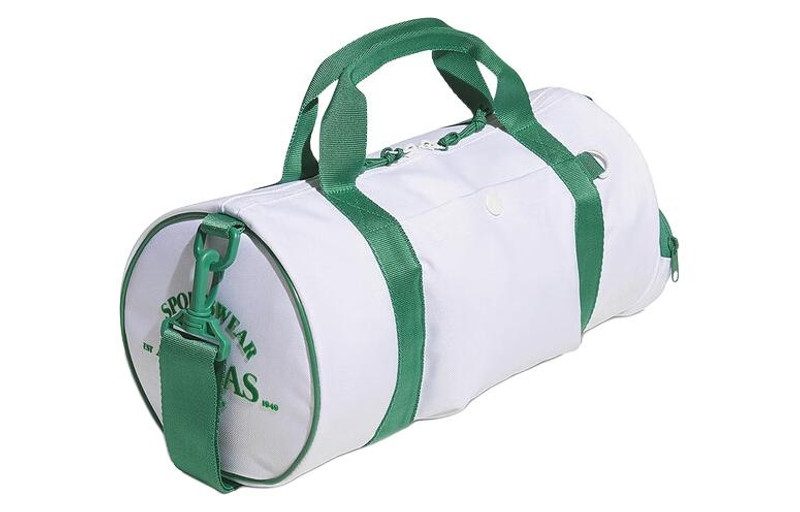 adidas adidas Verbiage 2-in-1 Duffle Bag 'White Green' JF1087 outlook