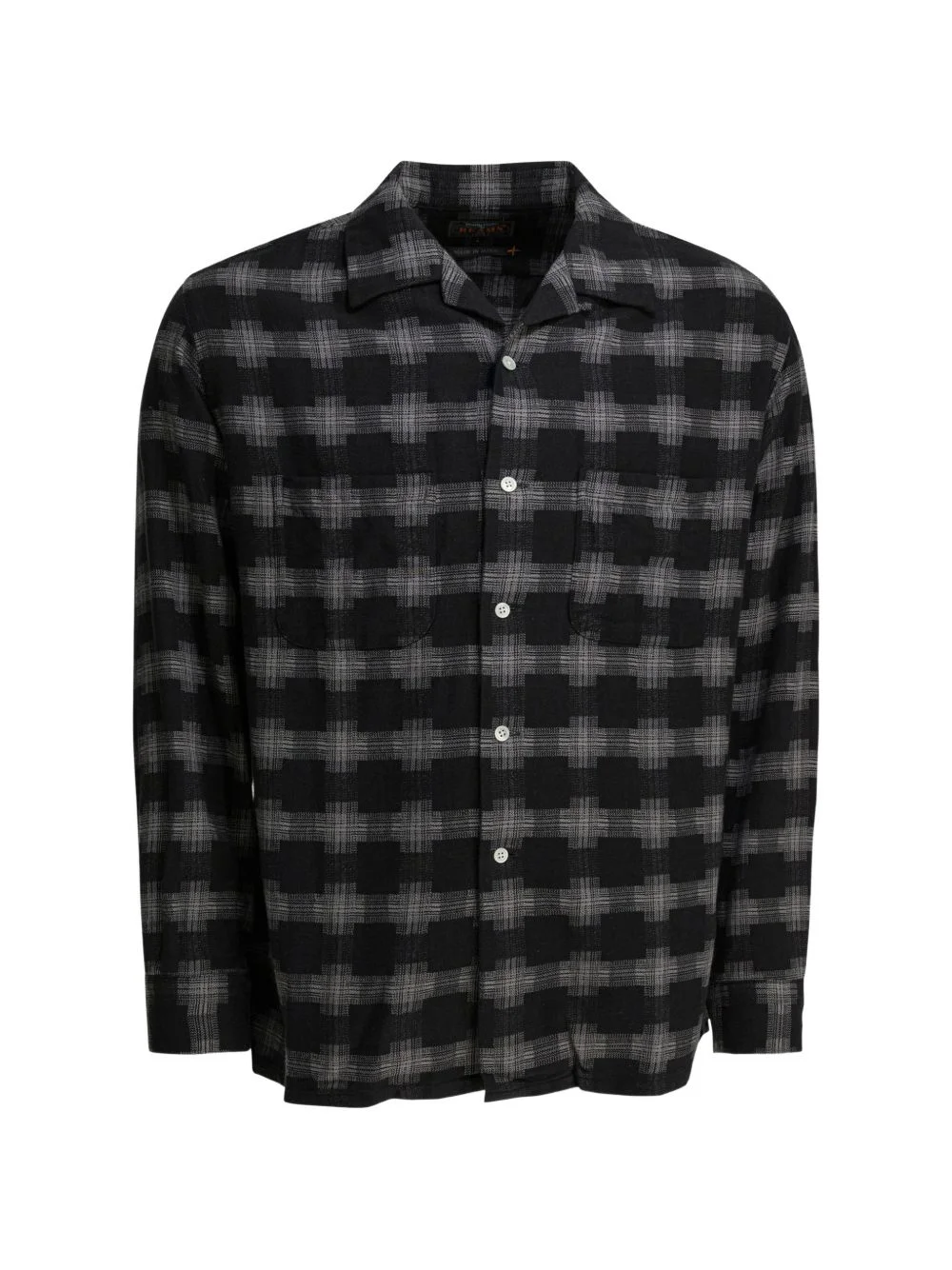 plaid-pattern shirt - 1