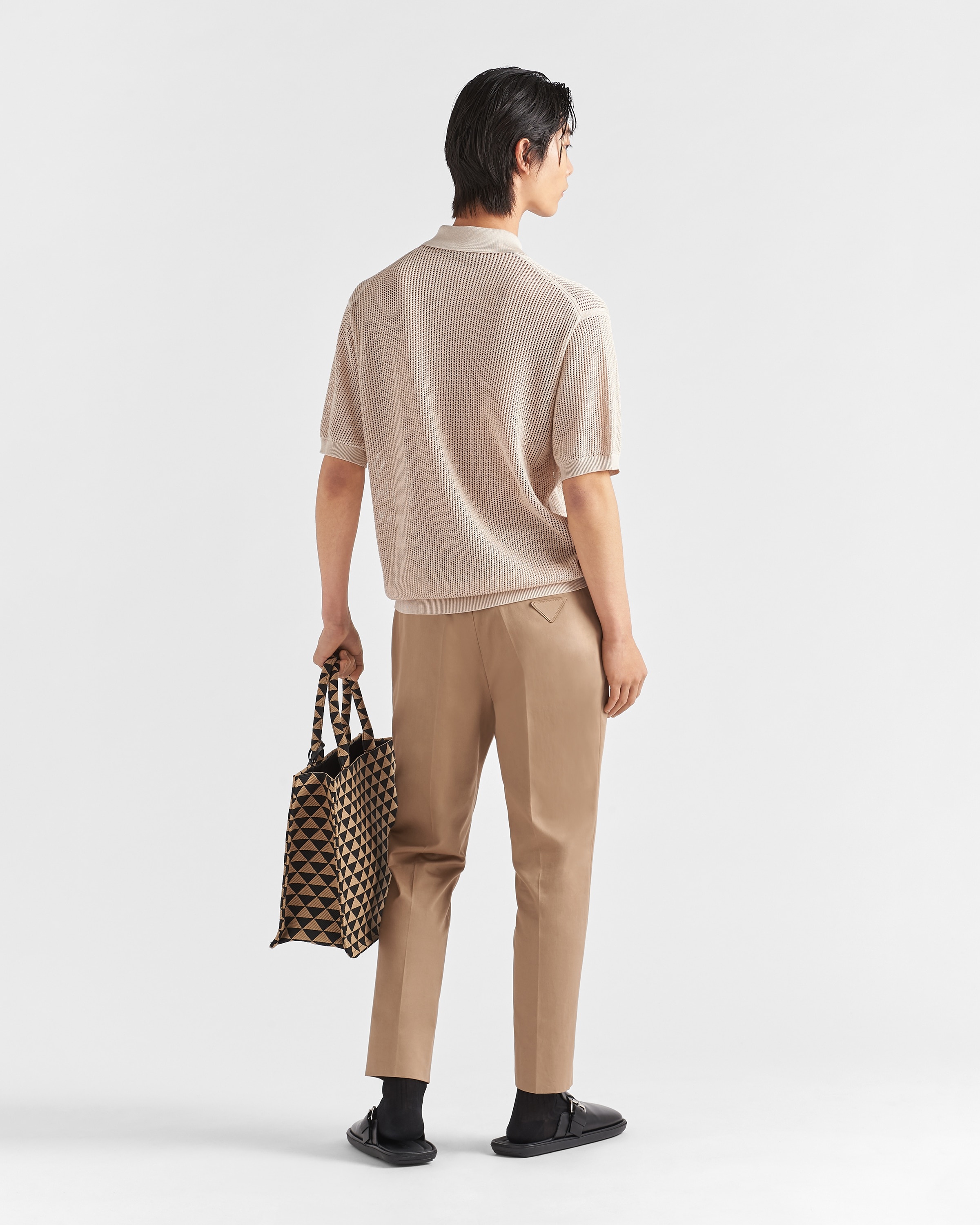 Cotton gabardine pants - 5