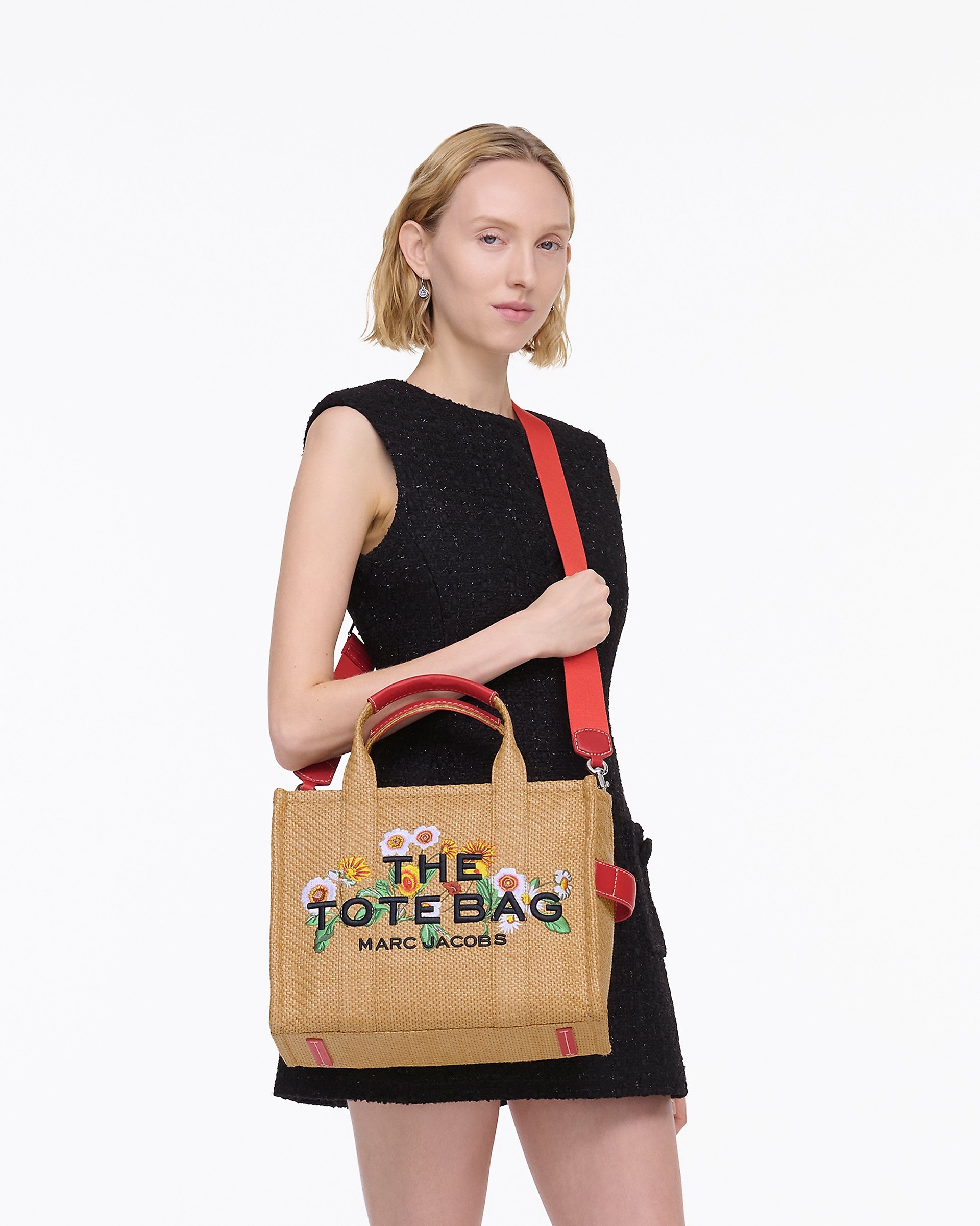 THE DAISY WOVEN MEDIUM TOTE BAG - 2