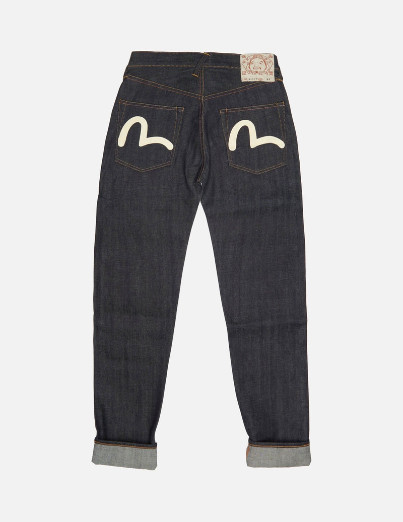 HANDPAINTED SEAGULL SLIM FIT RAW DENIM SELVEDGE JEANS 2