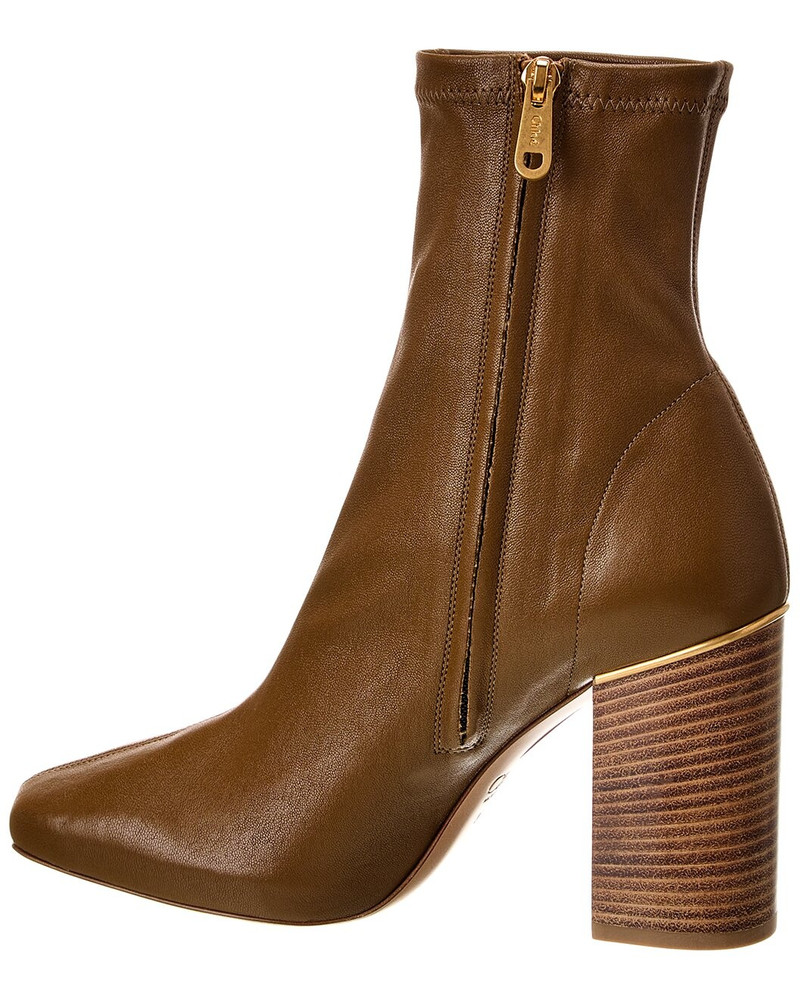 Chloé Chloé Ambre Leather Bootie outlook