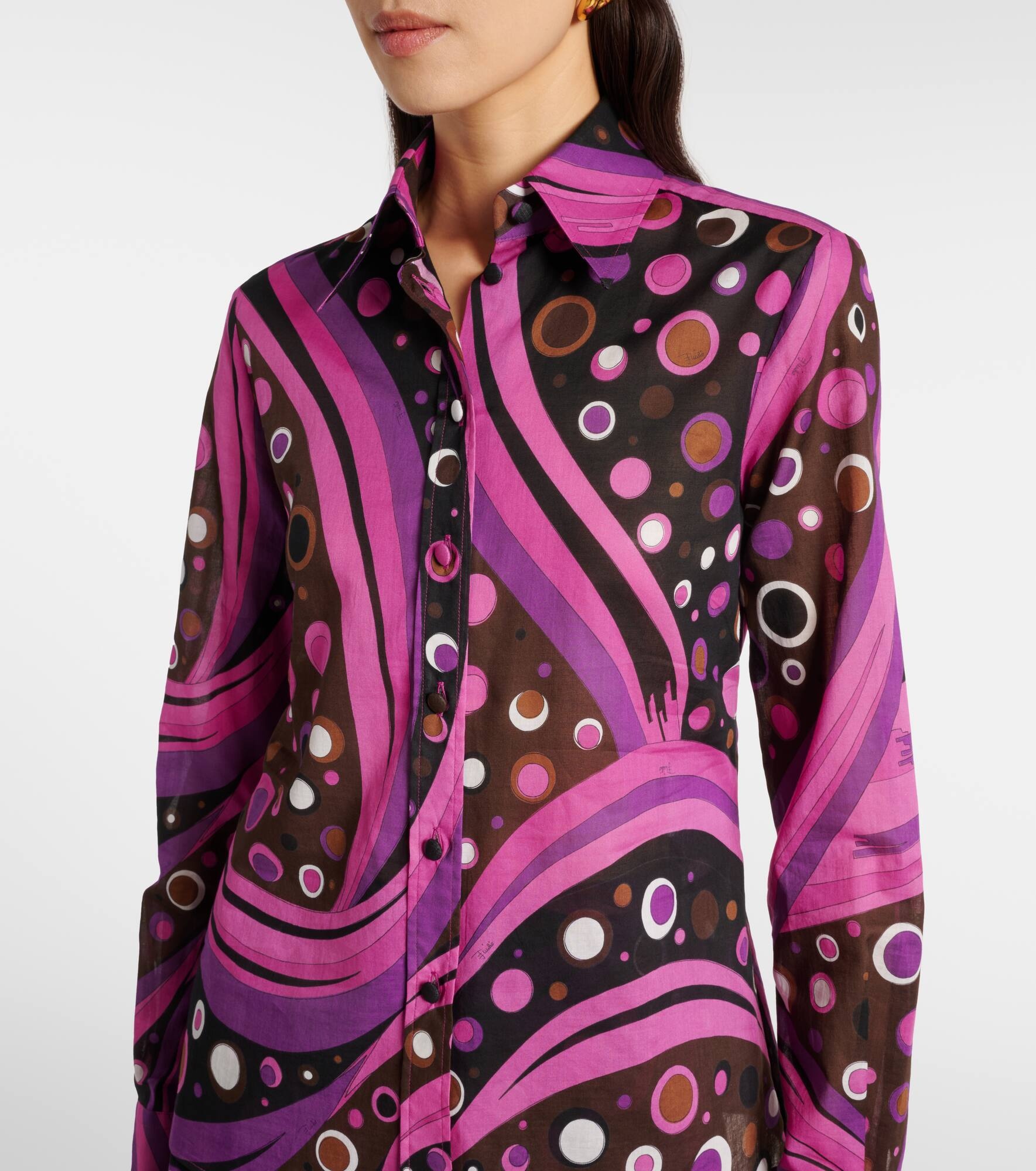 Fontane cotton muslin shirt - 4