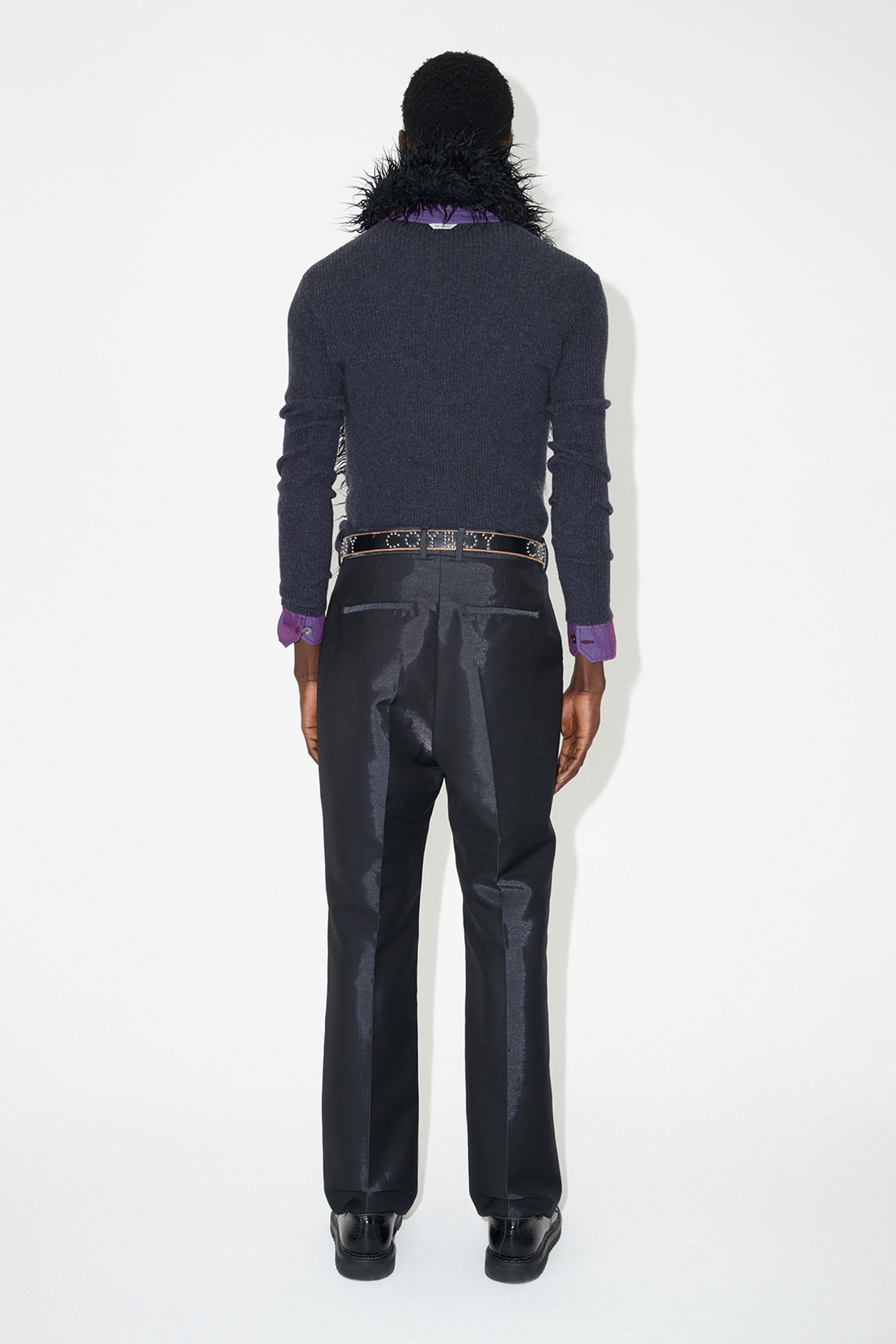 Darien Trouser Black Mnemoic Wool - 6