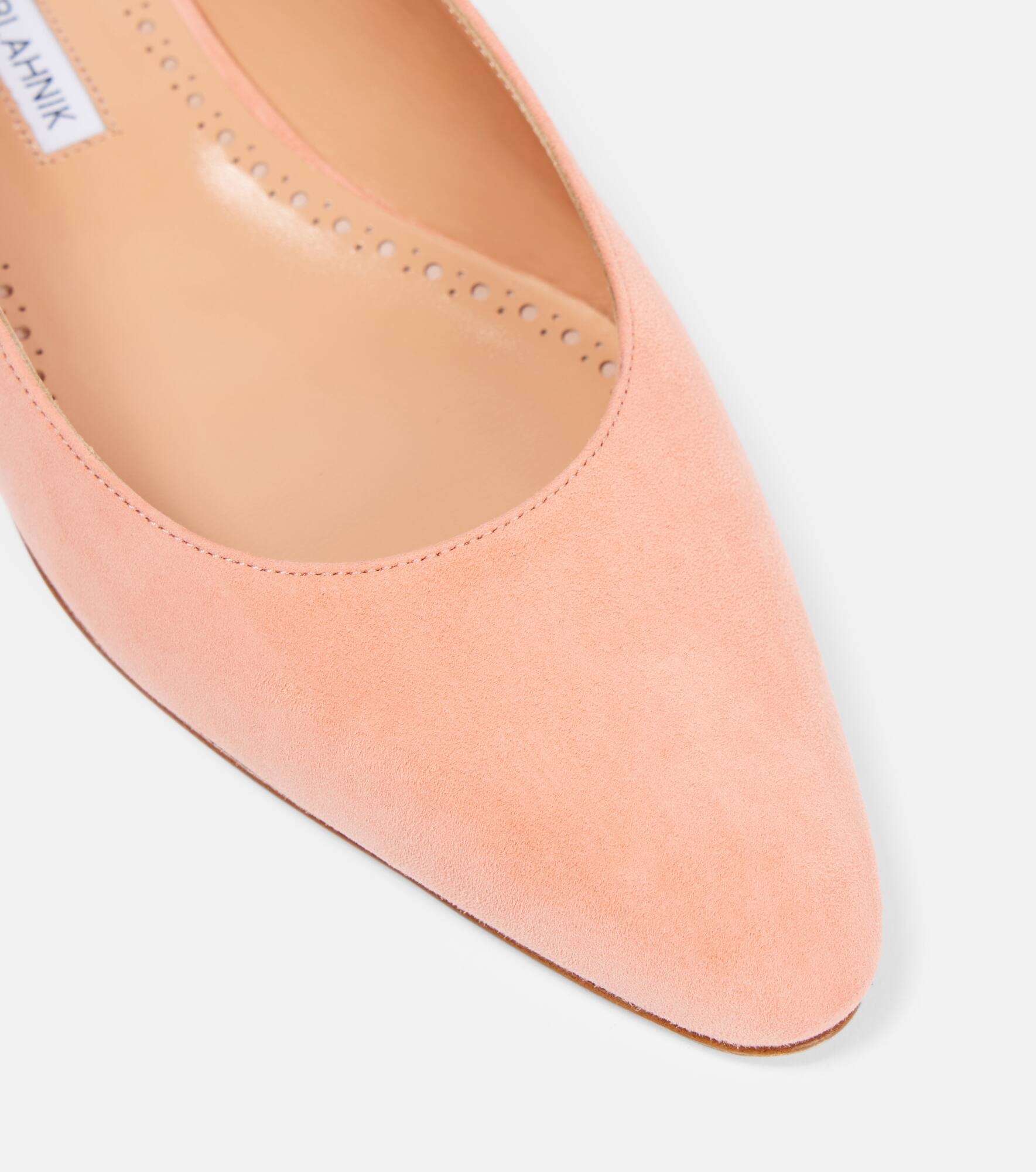 Sawra 10 suede slingback flats - 5