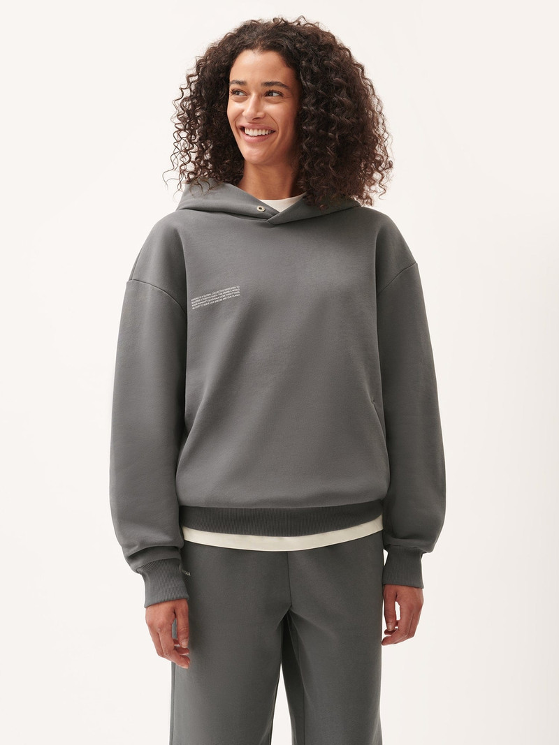 PANGAIA Womens DNA Hoodie - Atmosphere Grey outlook