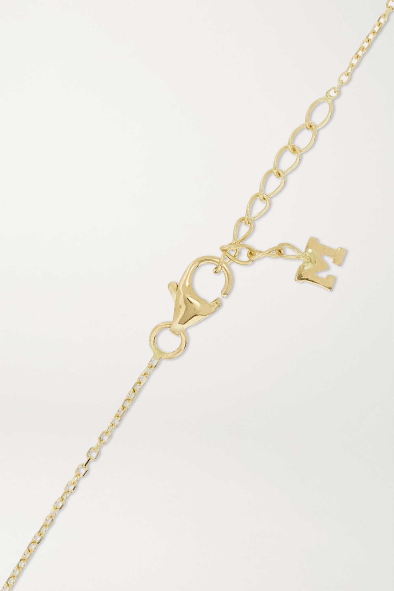 14-karat gold diamond bracelet - 3