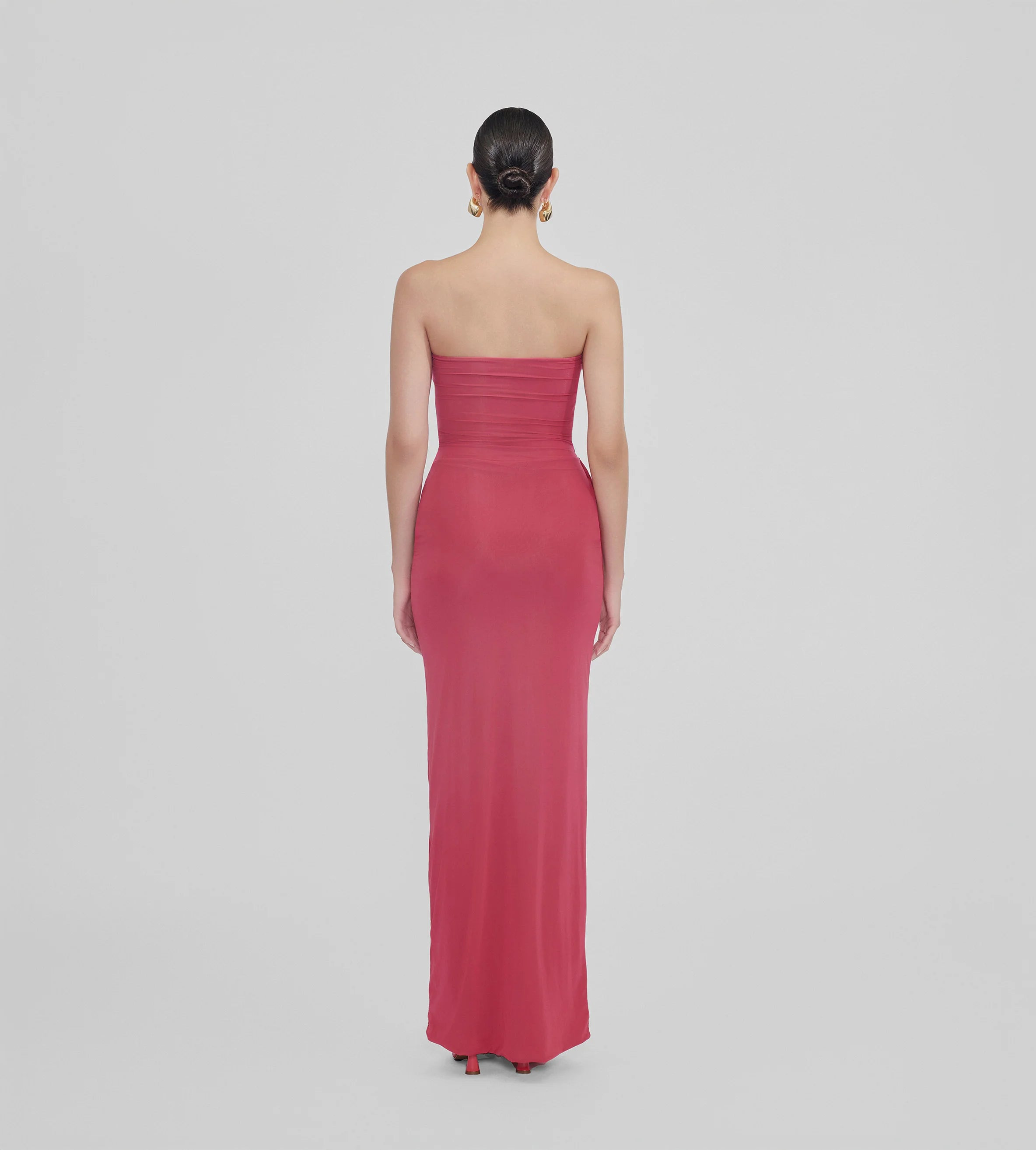 Campano Body Dress Crimson - 4
