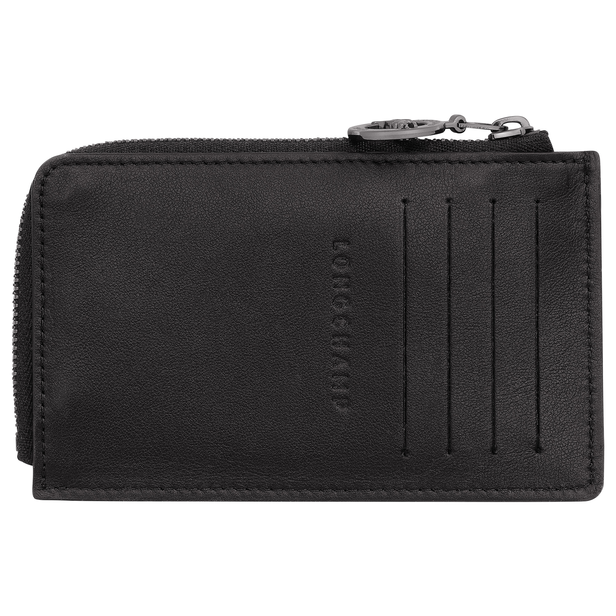 Le Pliage Xtra Card holder Black - Leather - 2