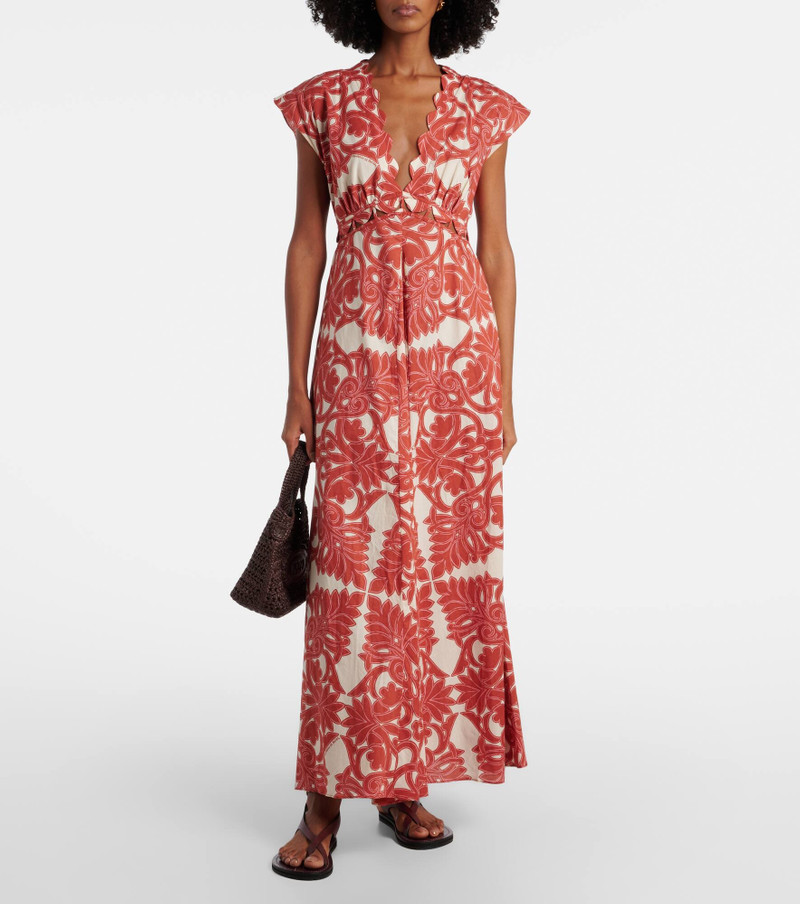 Poupette St Barth Noreen printed cotton maxi dress outlook