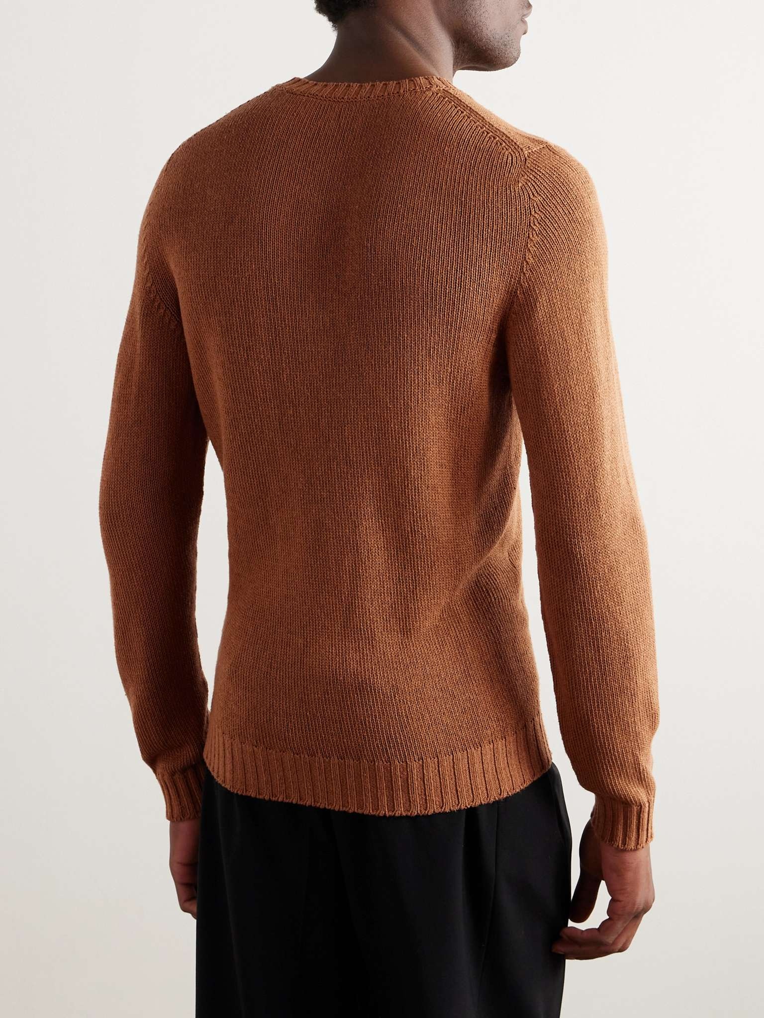 Slim-Fit Silk Sweater - 3