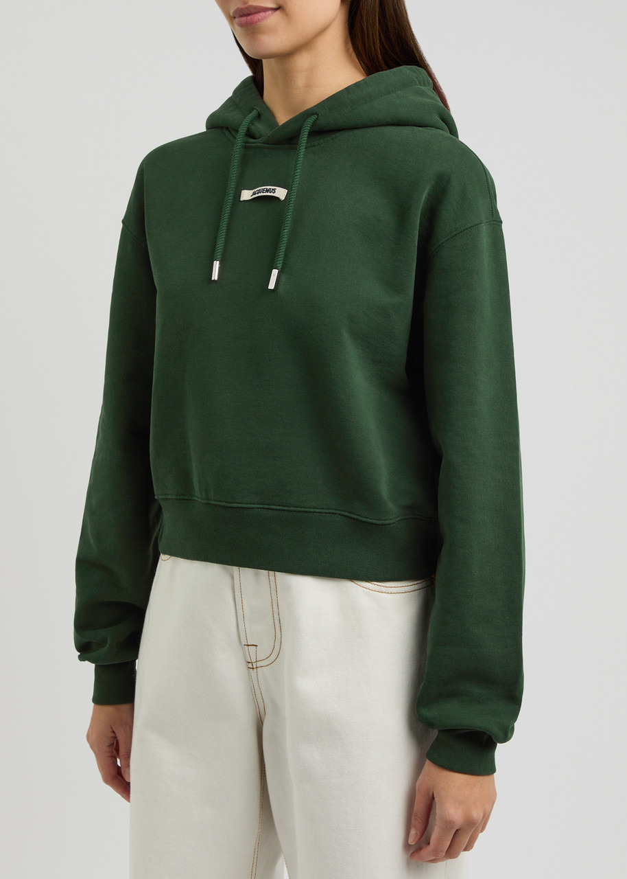Jacquemus Le Hoodie Gros Grain Hooded Cotton Sweatshirt - 2