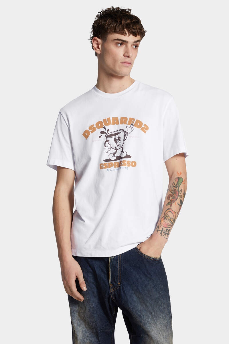 REGULAR FIT ESPRESSO T-SHIRT - 3