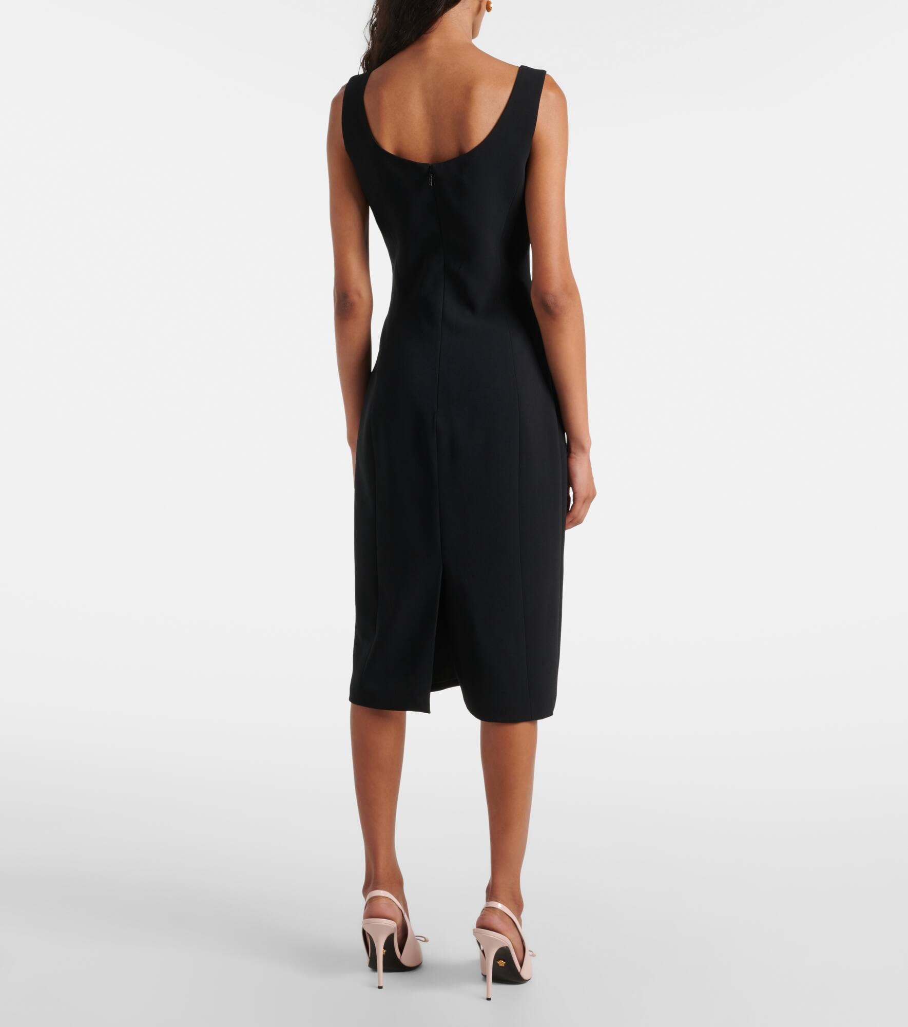 Safety Pin cady midi dress - 3