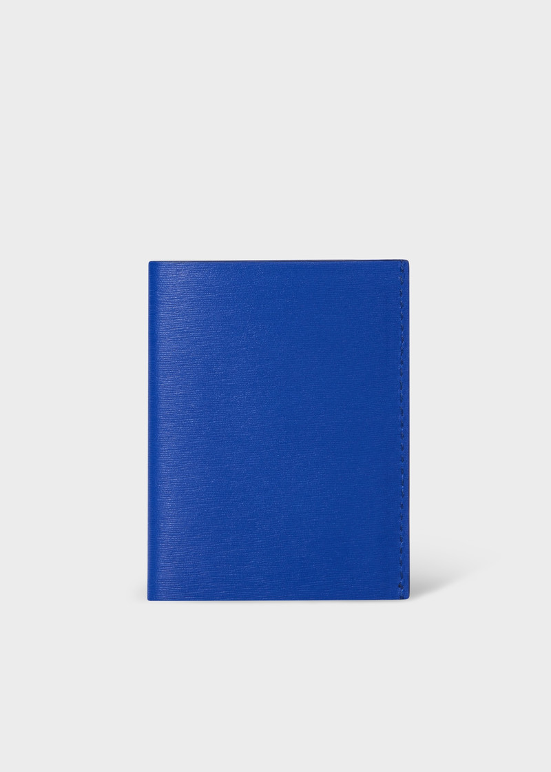 Blue Pop-Up Leather Card Holder 4