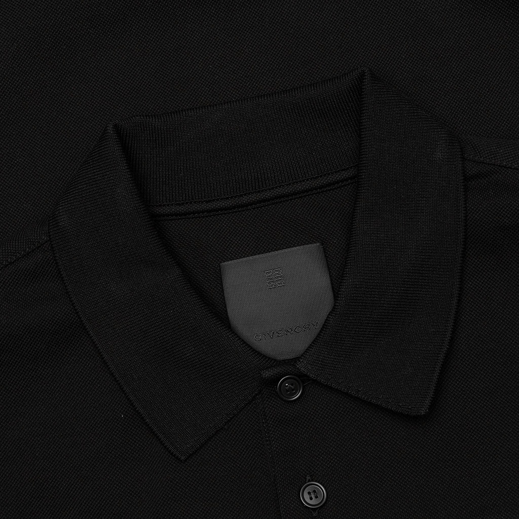 SILK BASE POLO - BLACK - 3