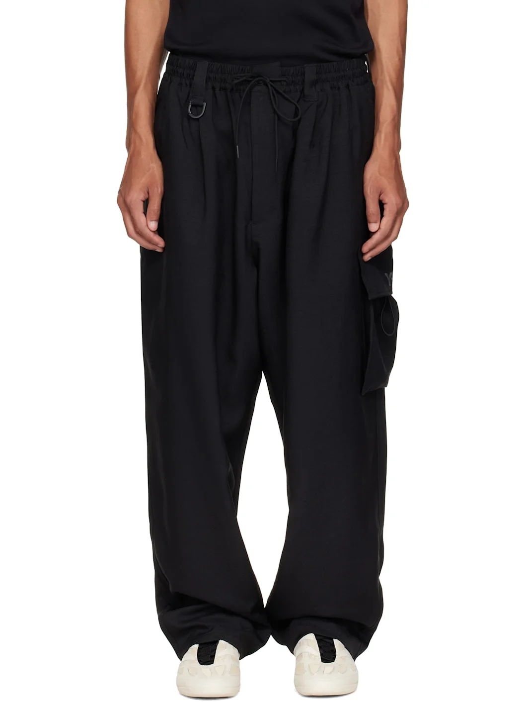 Black Sport Uniform Cargo Pants - 1