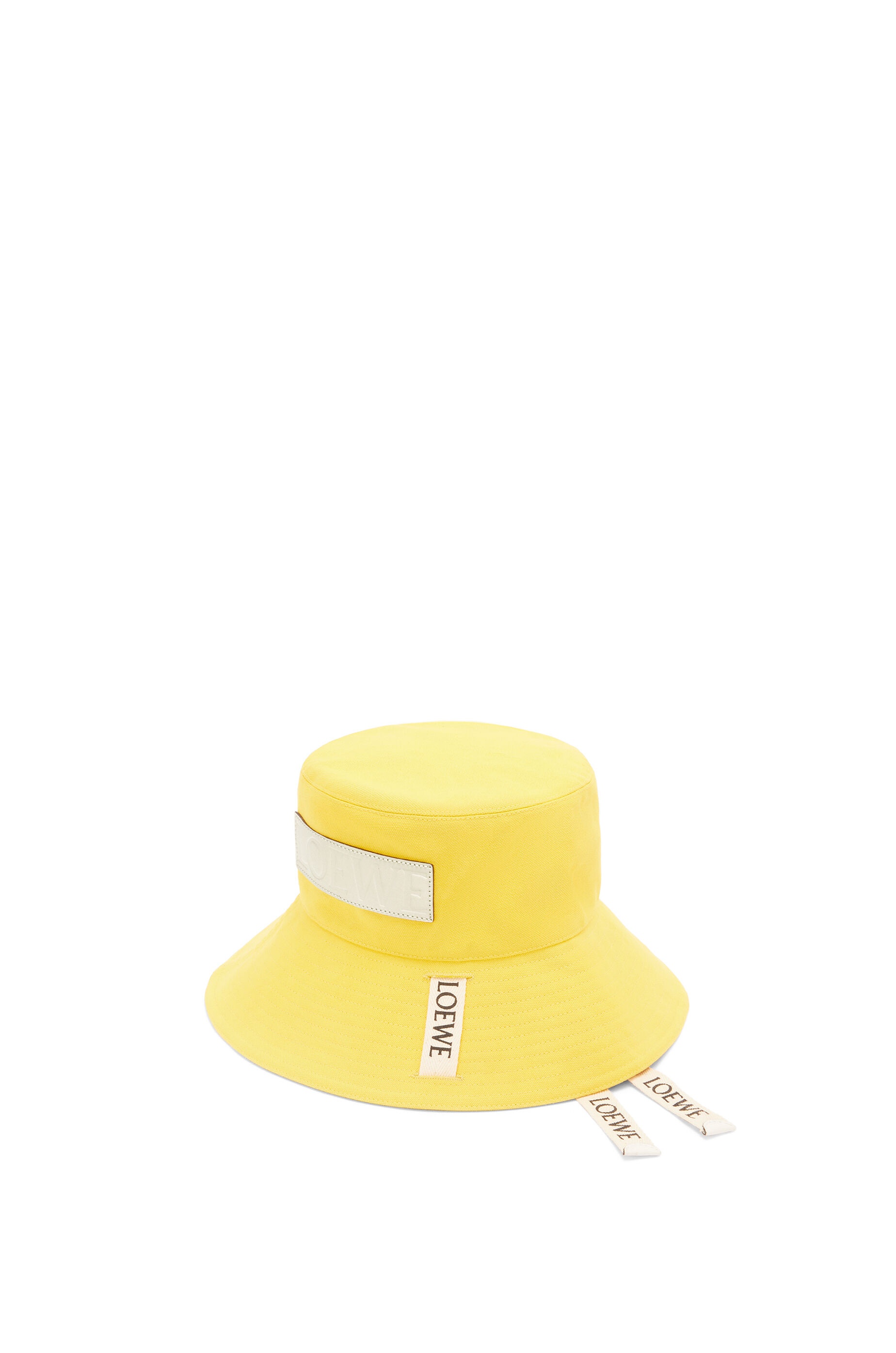 Fisherman hat in canvas and calfskin - 2