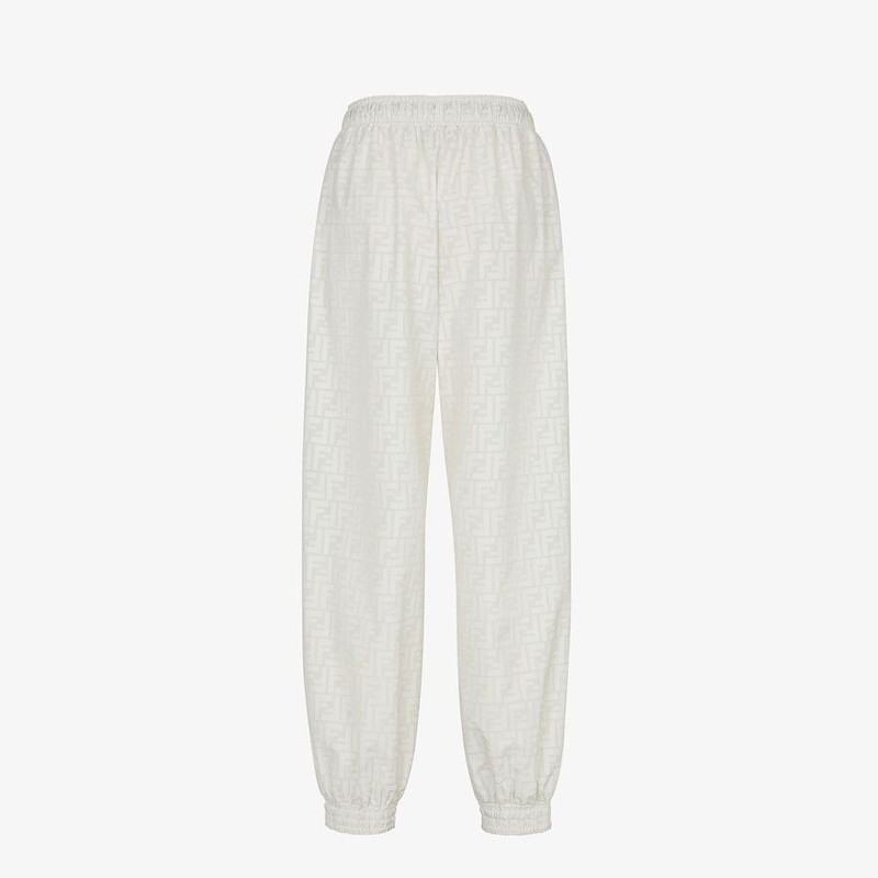 FENDI White nylon pants outlook