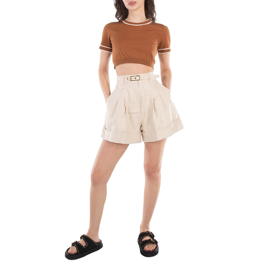 Max Mara USCIO  Cotton Blend T-Shirt - 4