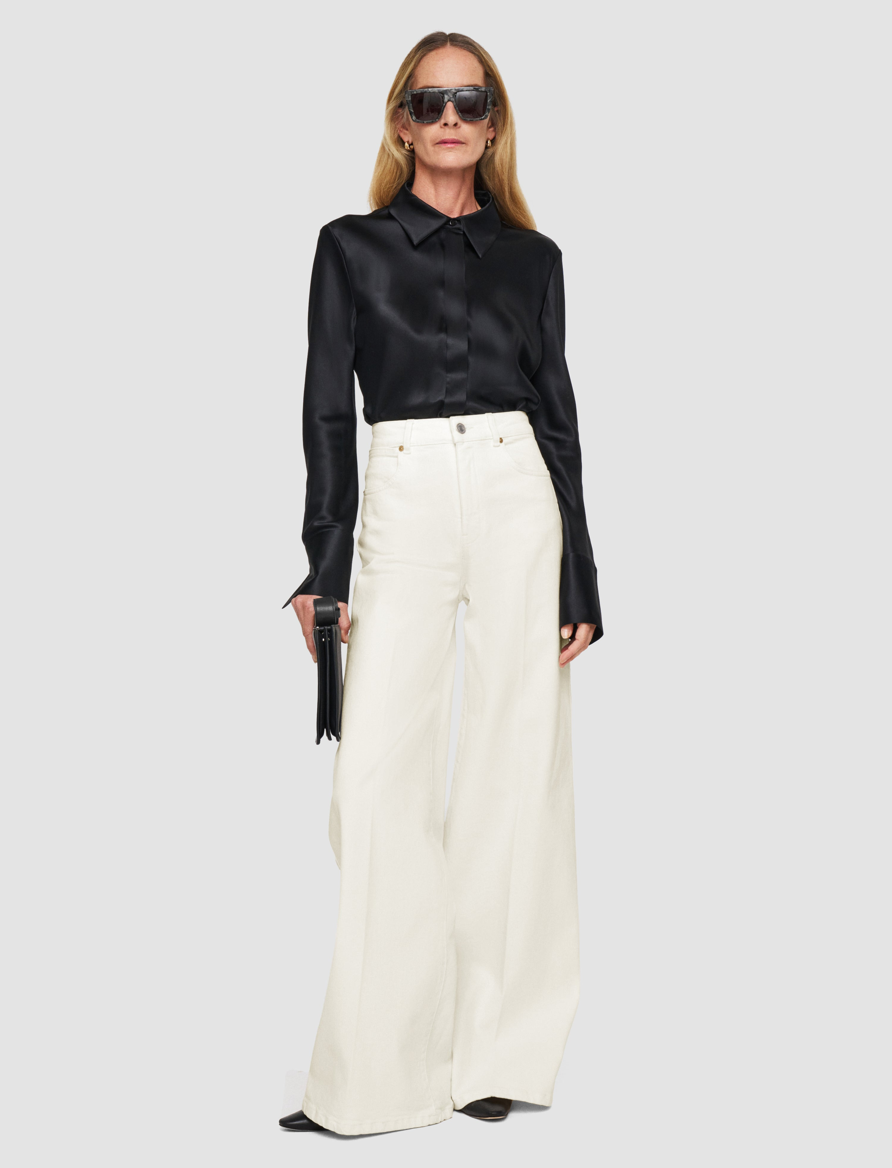 Abbey Denim Stretch Trousers - 2