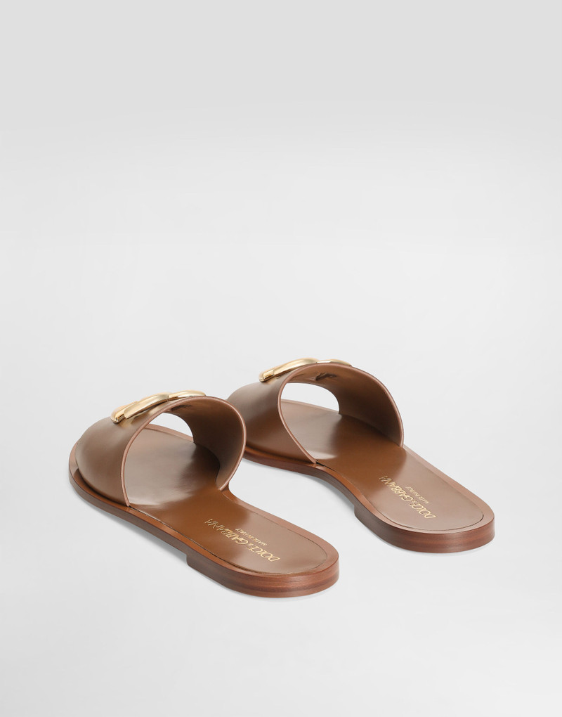 Dolce & Gabbana flat slippers in calfskin outlook