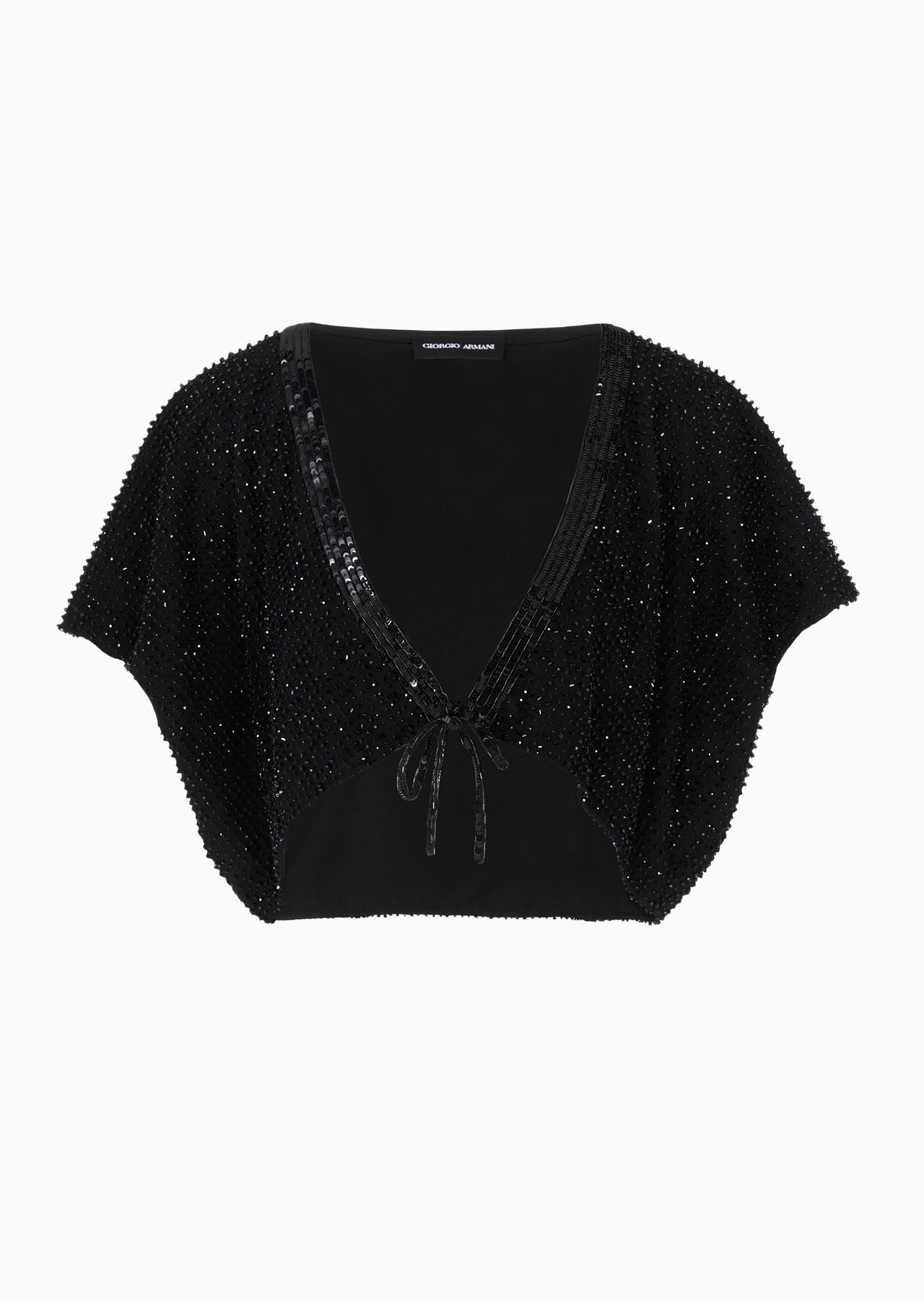Embroidered tulle shirt - 1