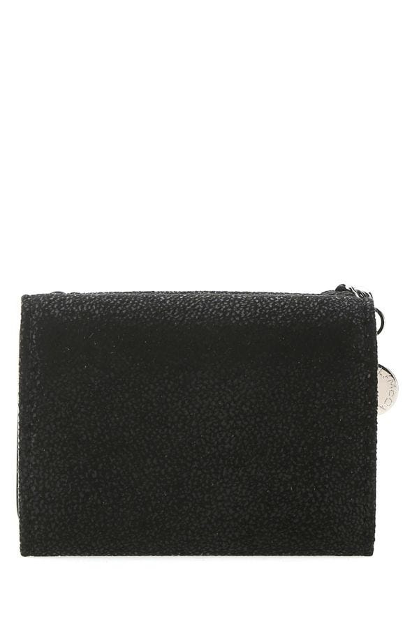 財布・小物その他 STELLA McCARTNEY Black Shaggy Deer Wallet Stella McCartney Stella Mccartney Woman Black Shaggy Deer