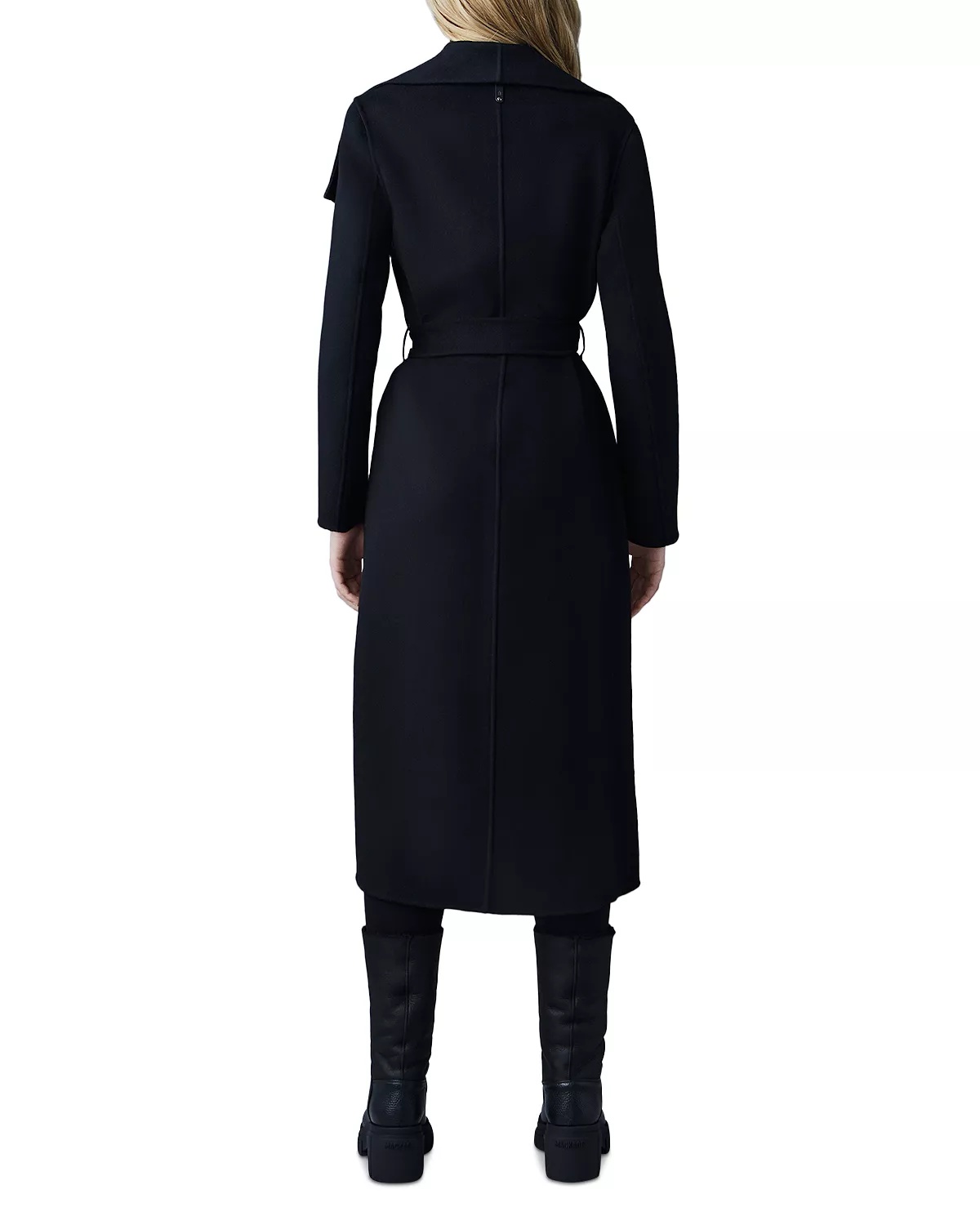 Mai Lightweight Wrap Wool Coat - 5