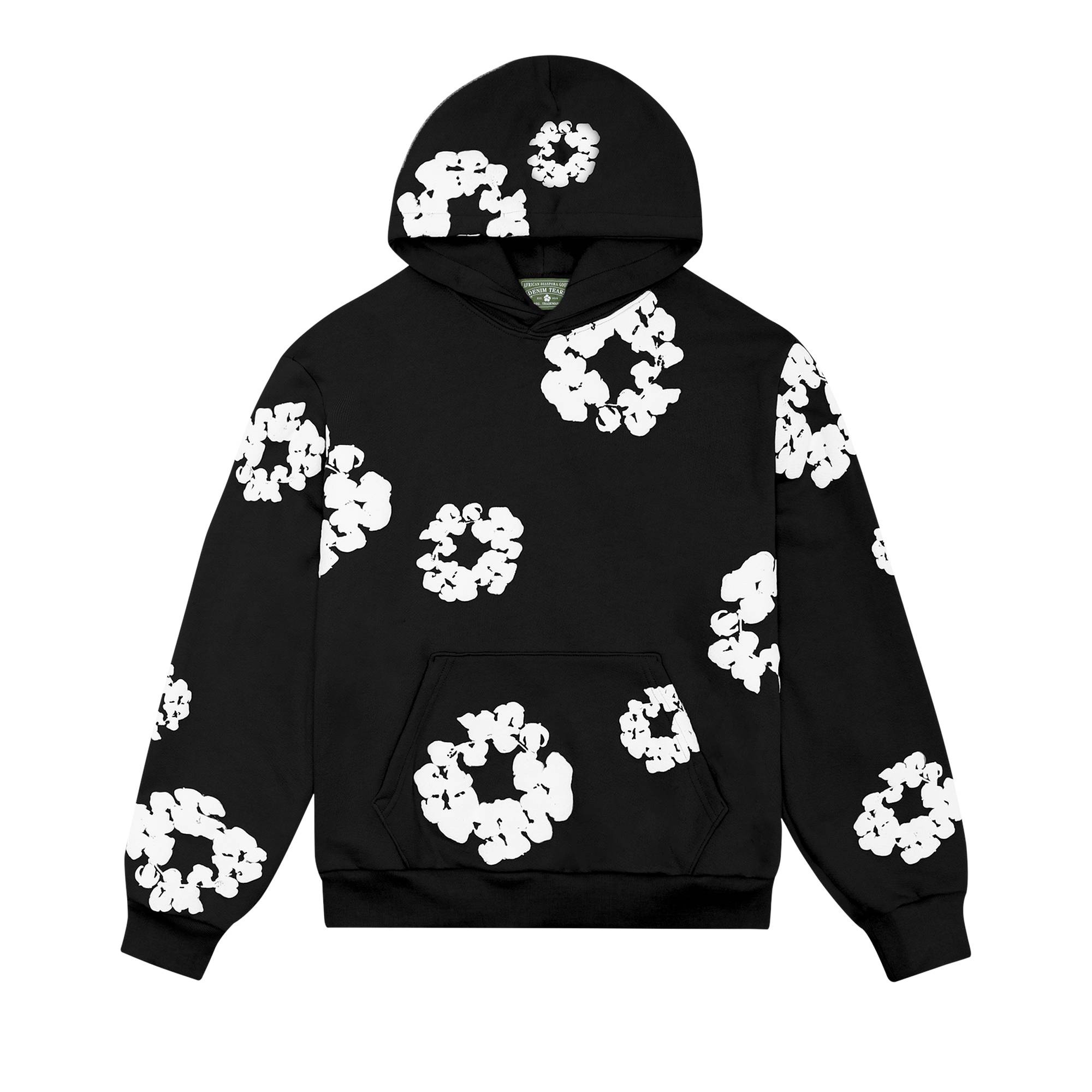 Denim Tears The Cotton Wreath Sweatshirt 'Black' - 1