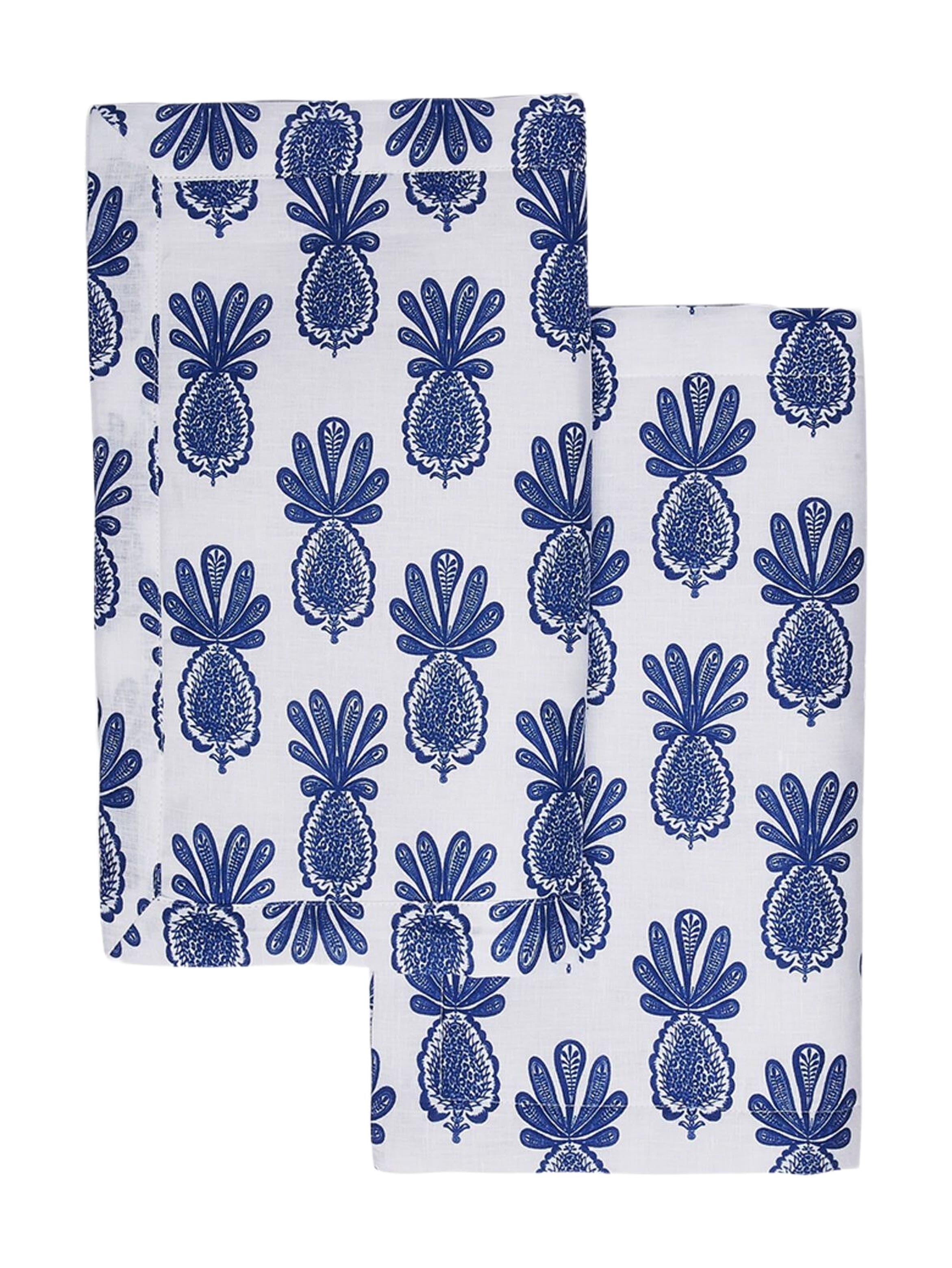 La DoubleJ Placemats Set Of 2 (35X45) Pineapple Blue at Nordstrom - 2