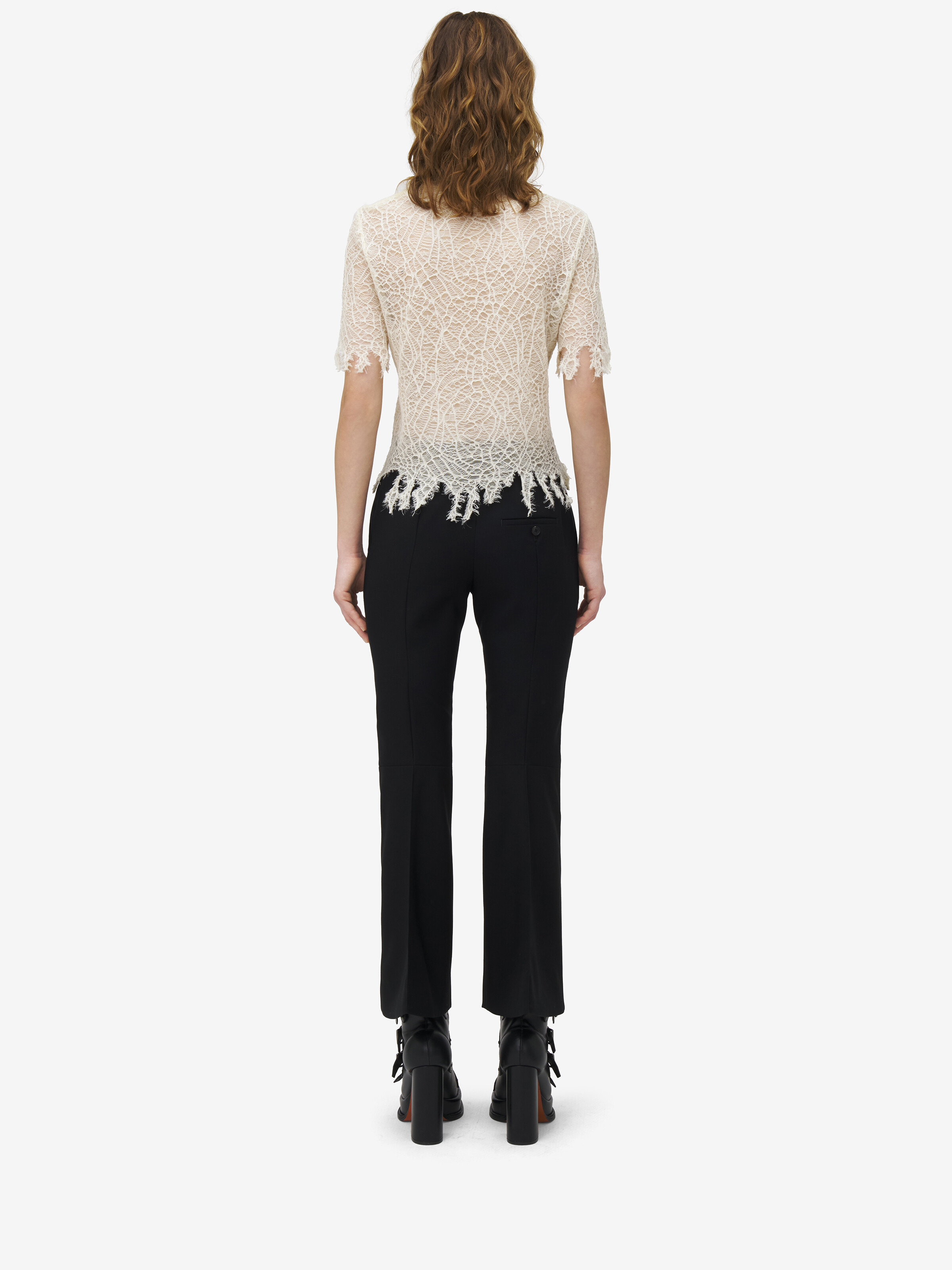 Knitted Cobweb Lace Top - 5