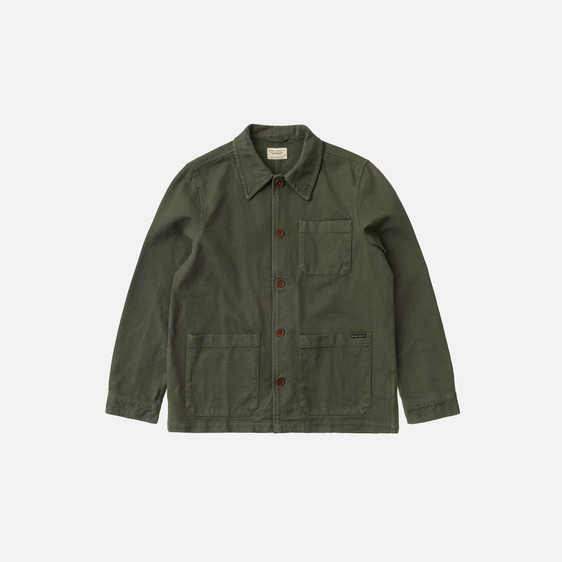 Barney Worker Jacket Olive - 8