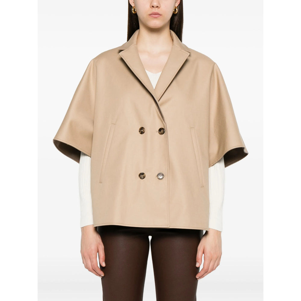 Max Mara Brown Jackets - Capes & Ponchos Women - 2