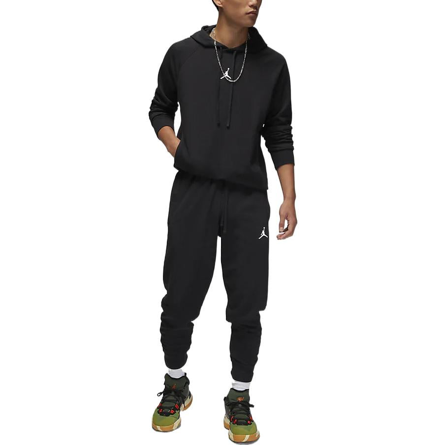 Air Jordan Solid Color  Pullover Hoodie Men's Black DQ7328-010 - 3