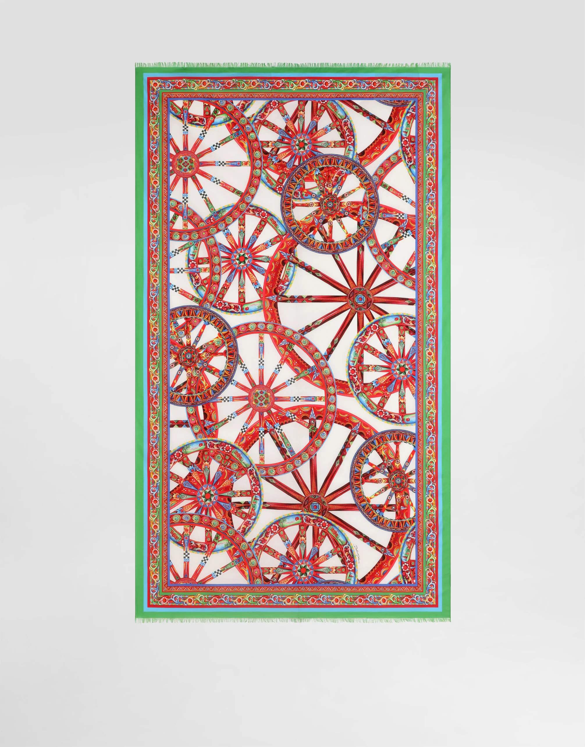 Carretto-print cotton sarong - 1