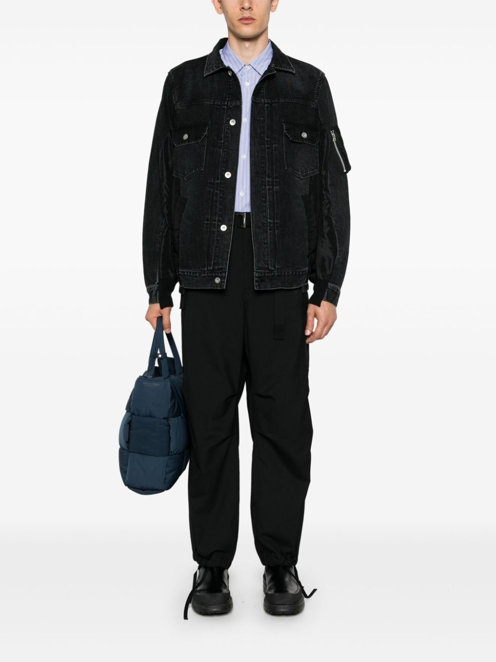 patchwork denim jacket - 2