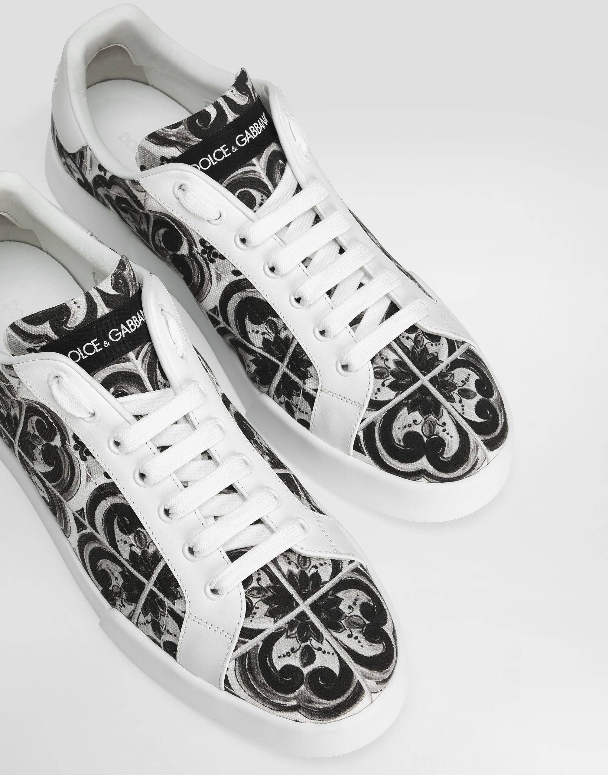 Majolica-print Portofino light strobel sneaker - 4