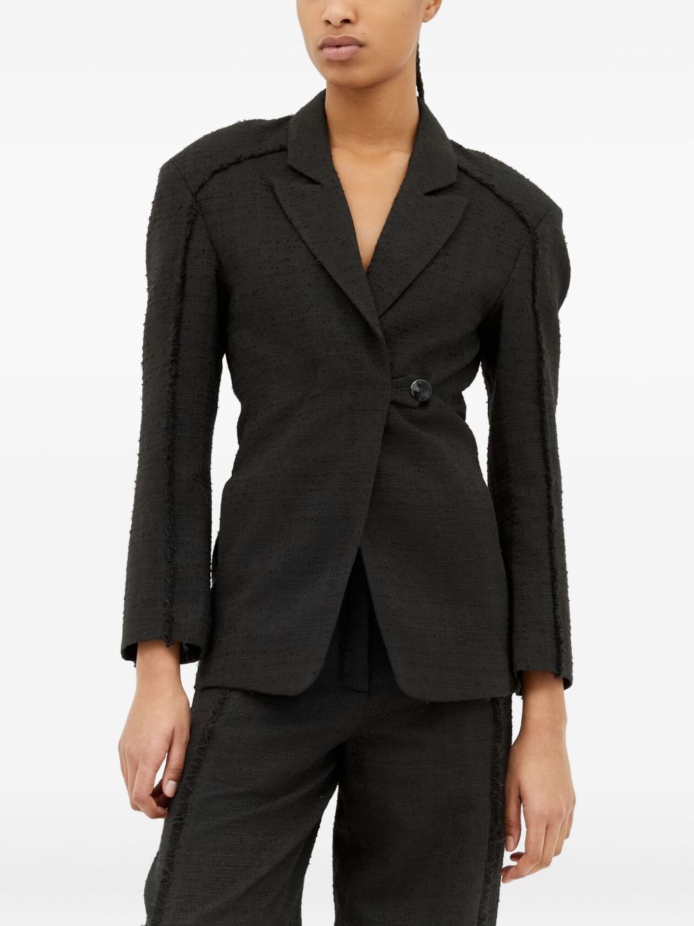 tweed blazer - 1