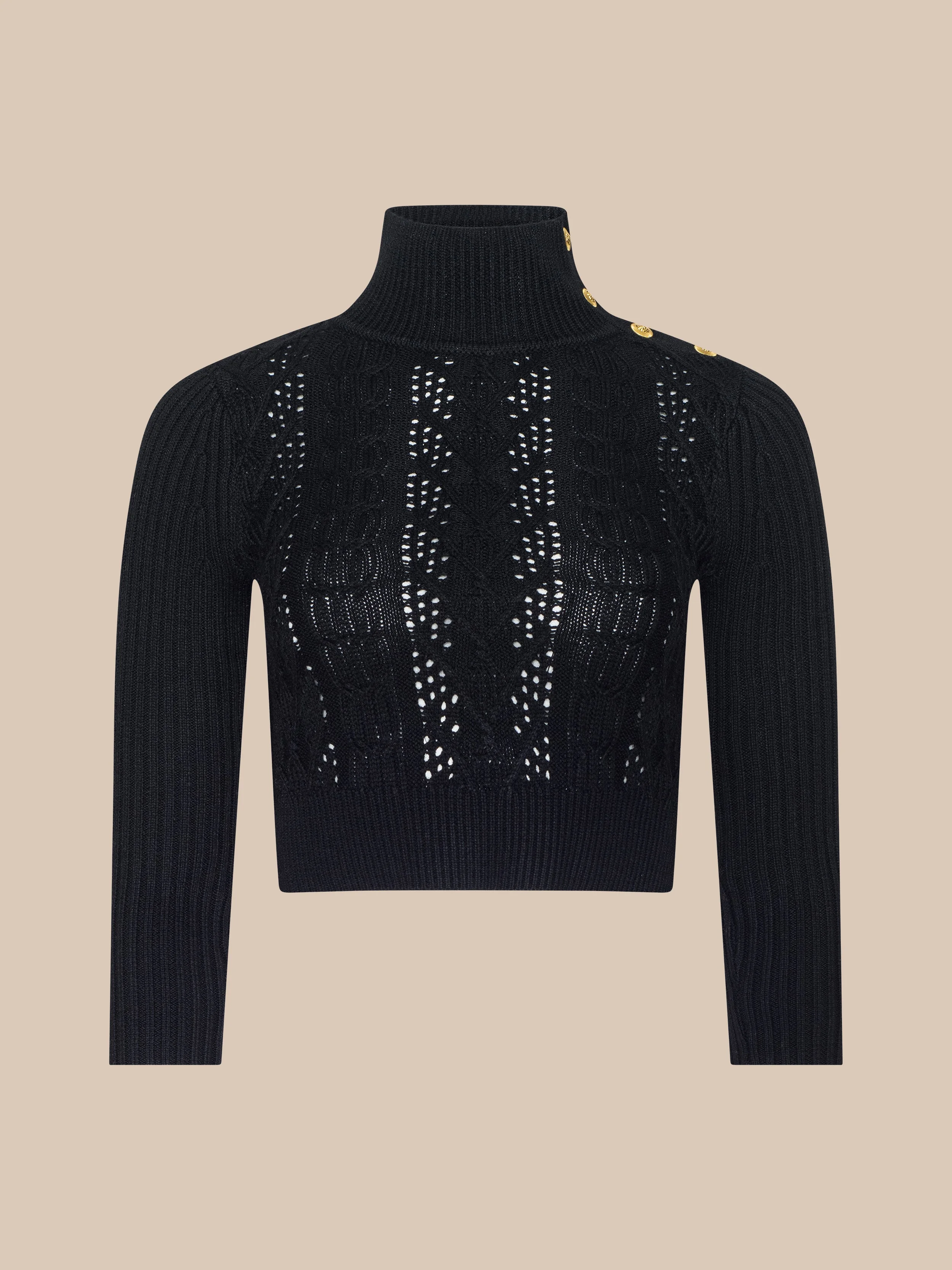 Kamdyn Cropped Sweater - 1