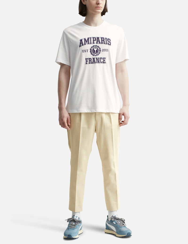 AMI Paris ELASTICATED WAIST TROUSERS outlook