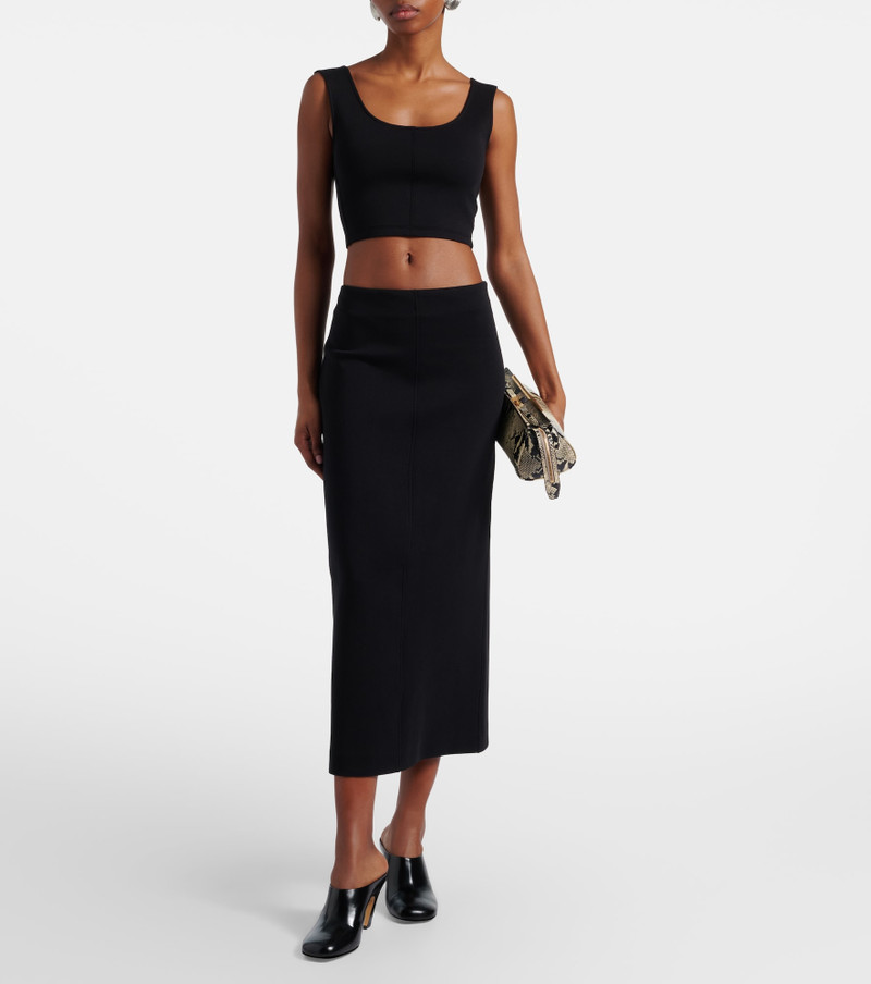 'S Max Mara Cadmio cotton-blend midi skirt outlook