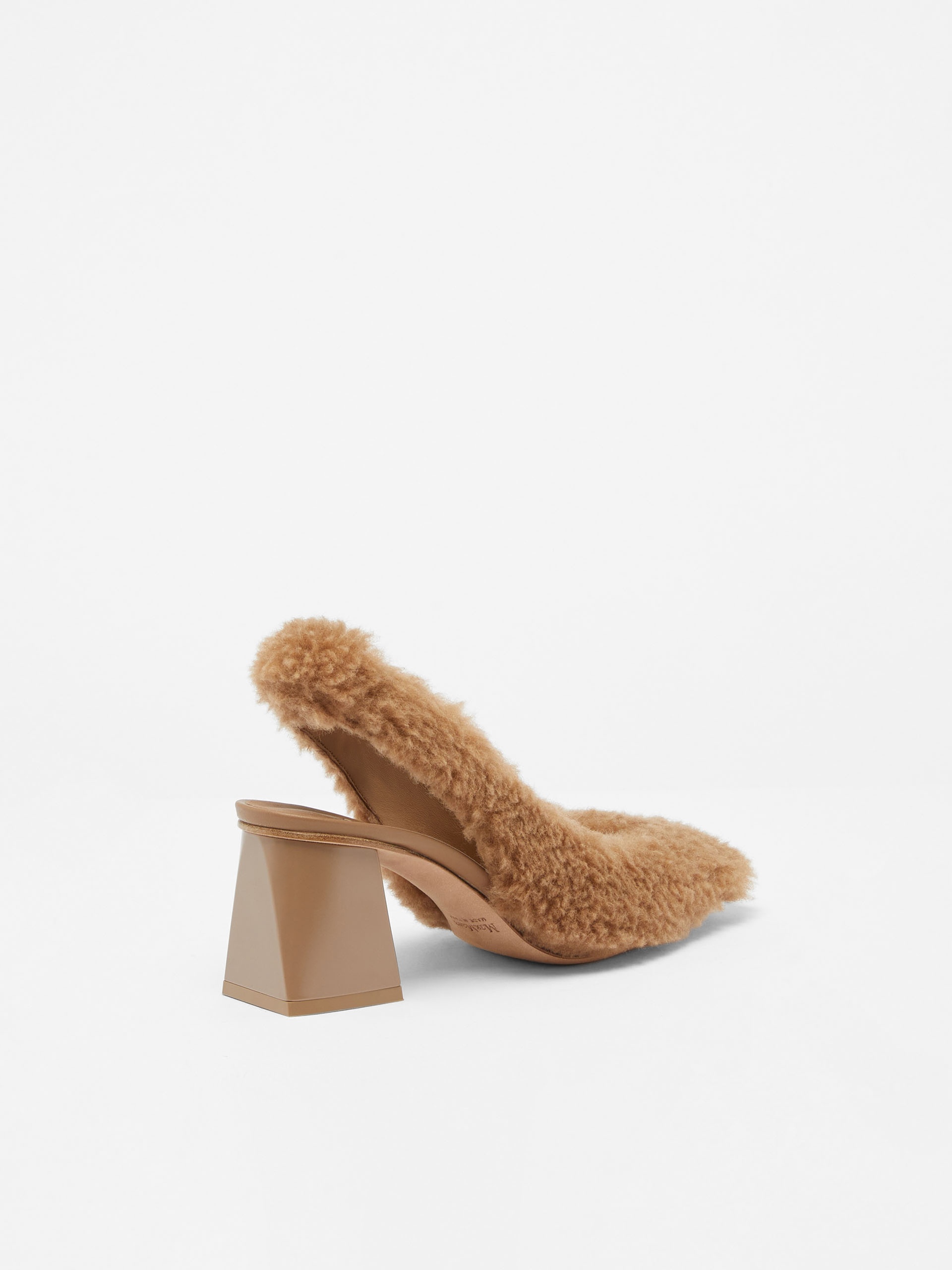 CLAREC Camel slingbacks - 3