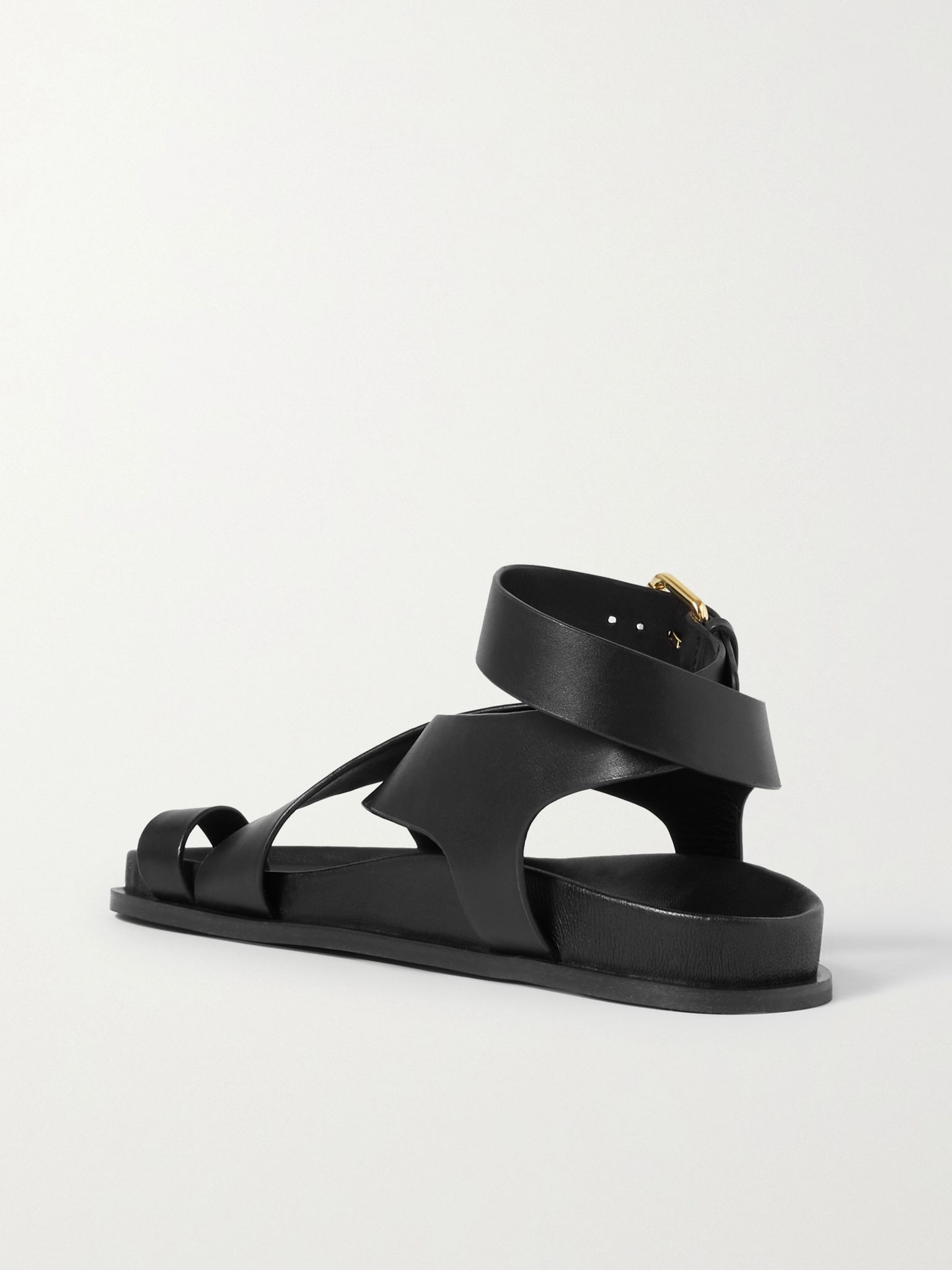Jalen leather sandals Black - 3