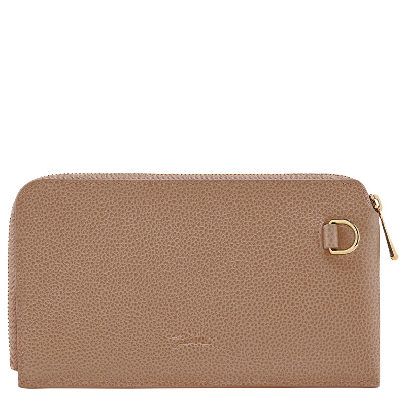 Longchamp Le Foulonné Pouch Biscuit - Leather outlook